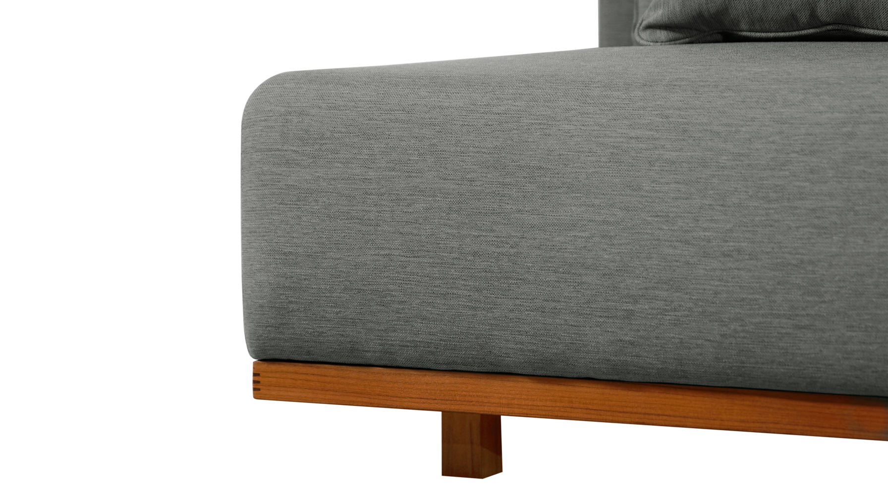 Sunny Days Outdoor Chaise, Left Facing, Pepper