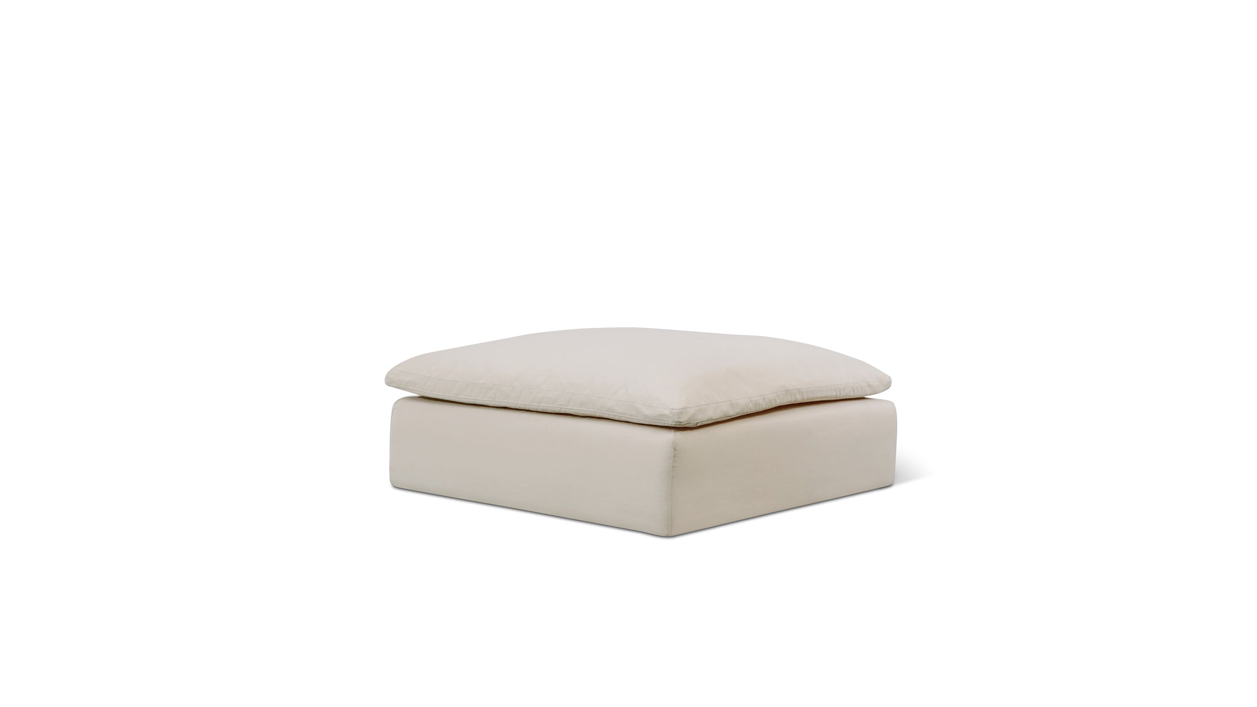 Movie Night™ Outdoor Ottoman, Large, Ivory - Sundays Company CanadaOUT-MO-012-006
