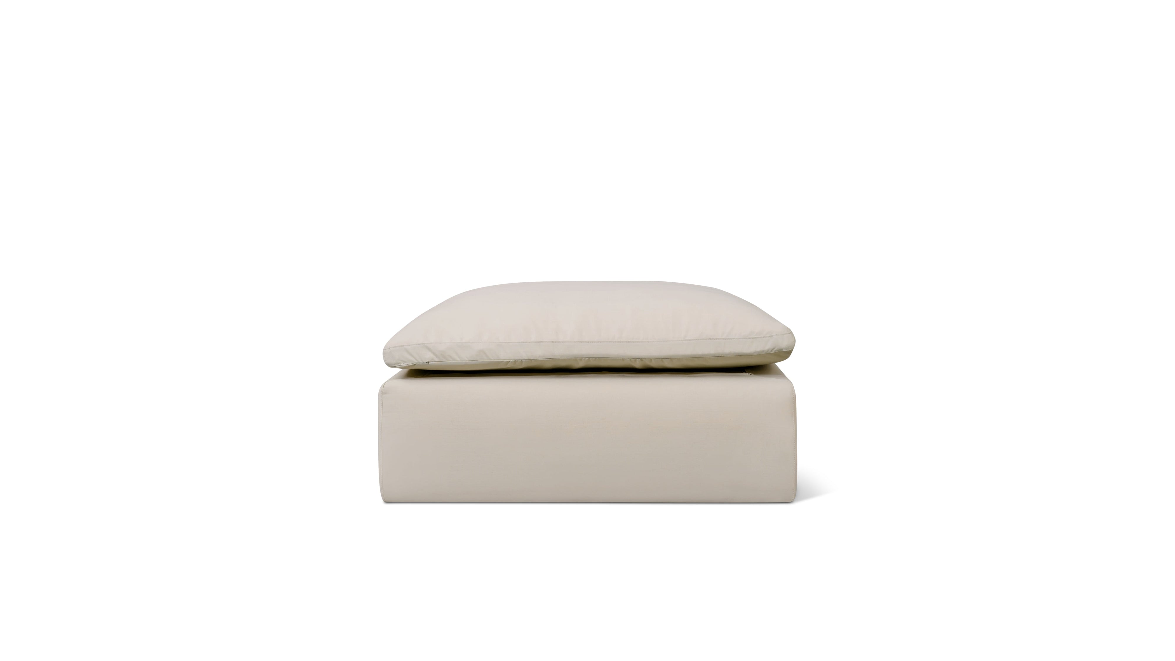 Movie Night™ Outdoor Ottoman, Standard, Ivory - Sundays Company CanadaOUT-MO-015-006