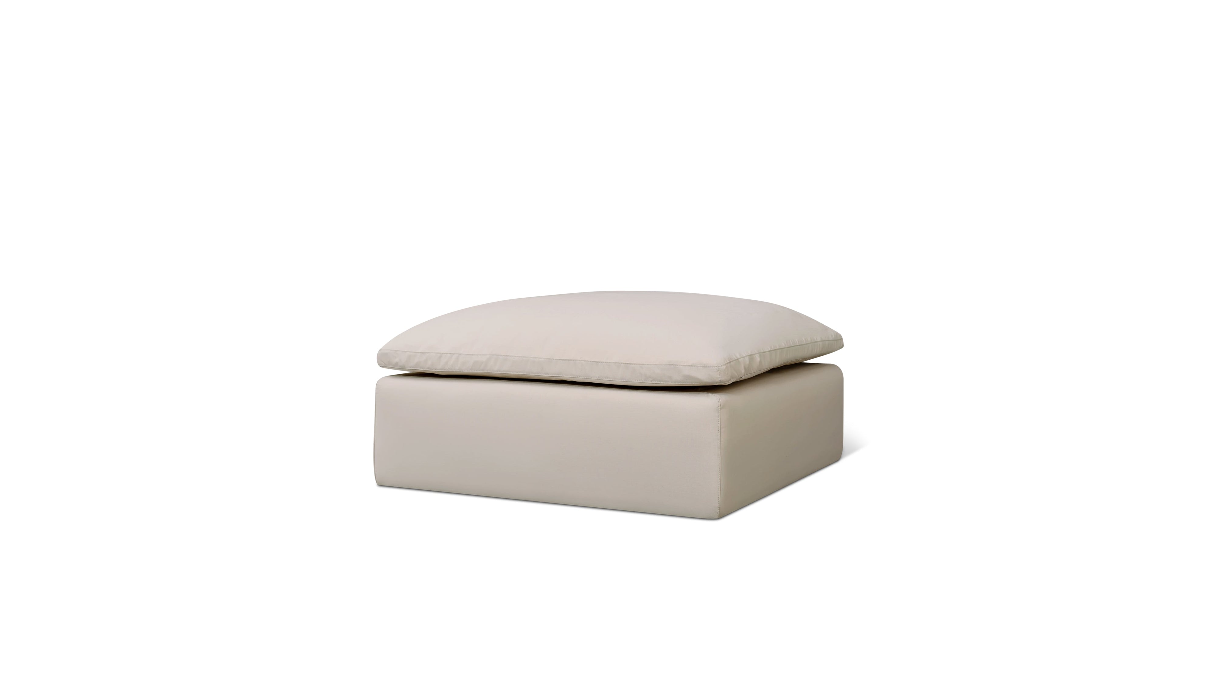Movie Night™ Outdoor Ottoman, Standard, Ivory - Sundays Company CanadaOUT-MO-015-006