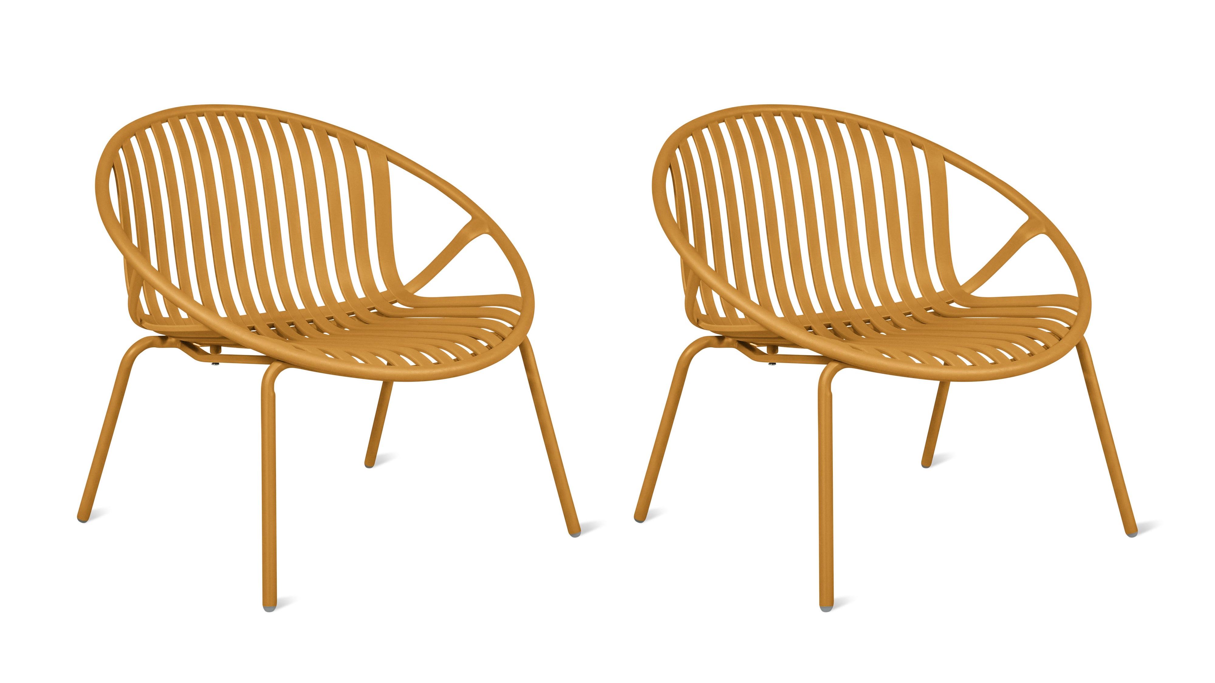 Golden Hour Outdoor Lounge Chair (Set of Two), Lemon