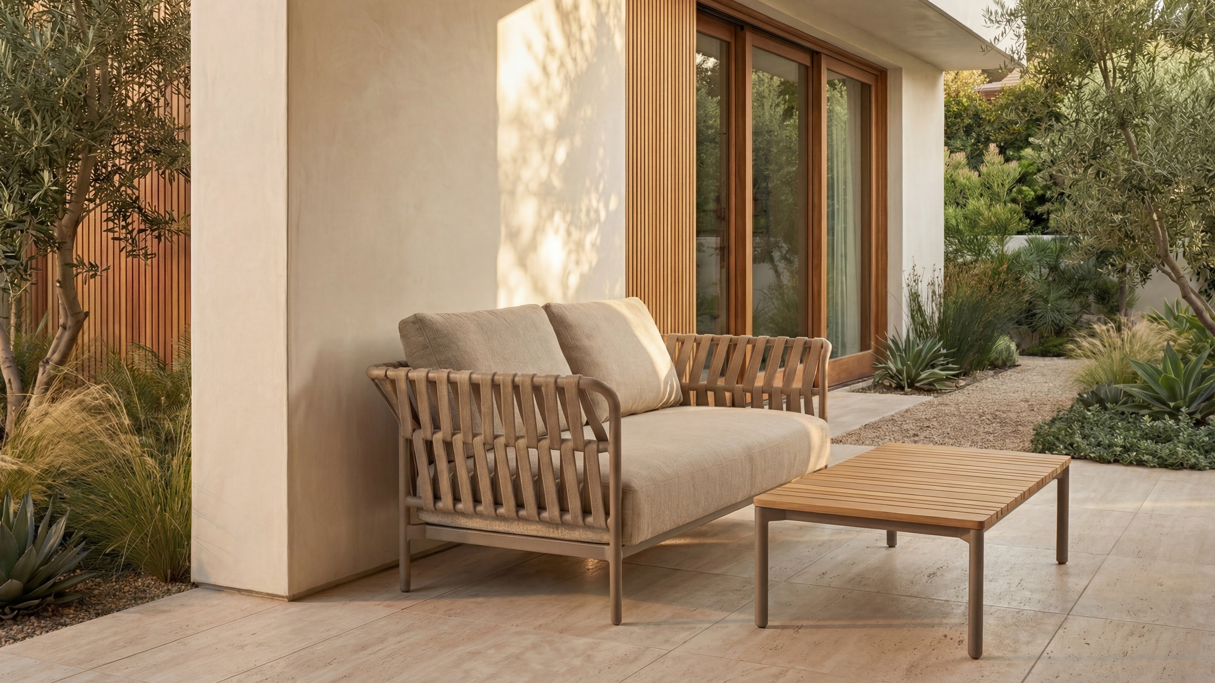 Sweet Escape Outdoor Sofa, Grey