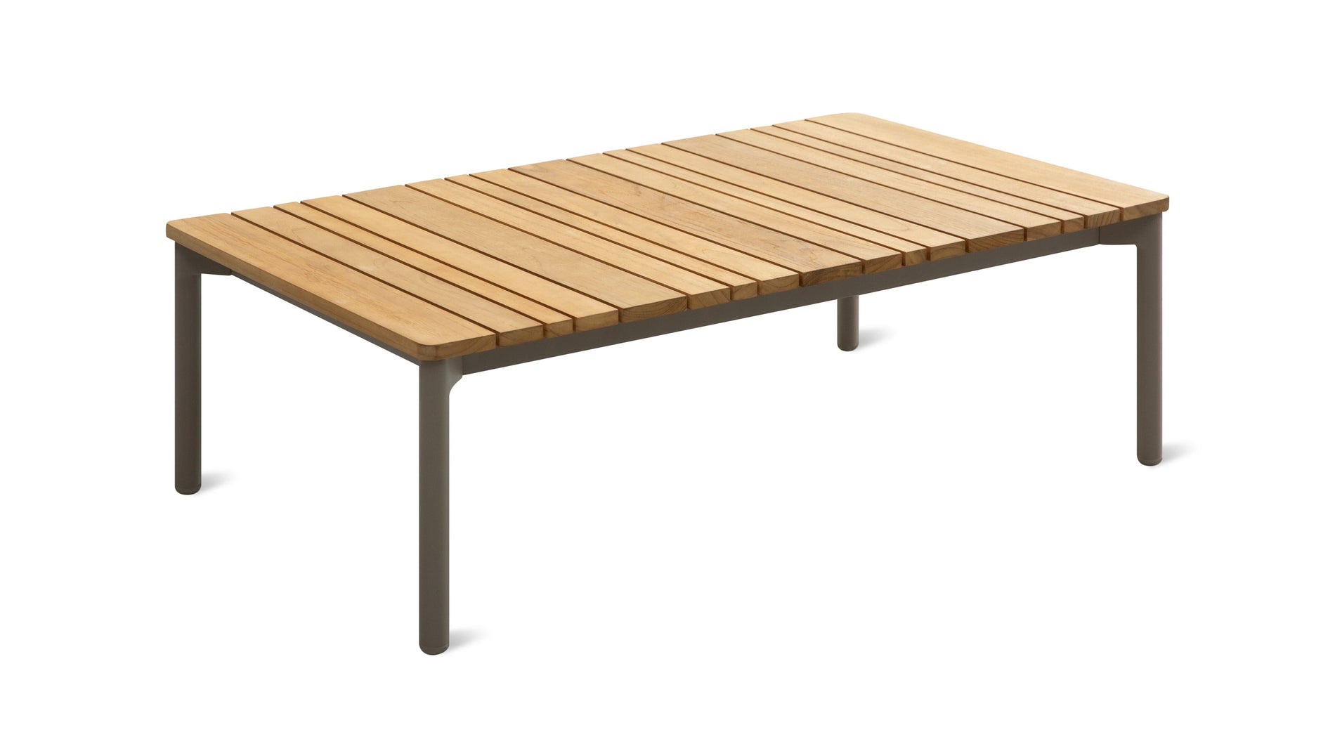 Sweet Escape Outdoor Coffee Table, Grey/Teak_image