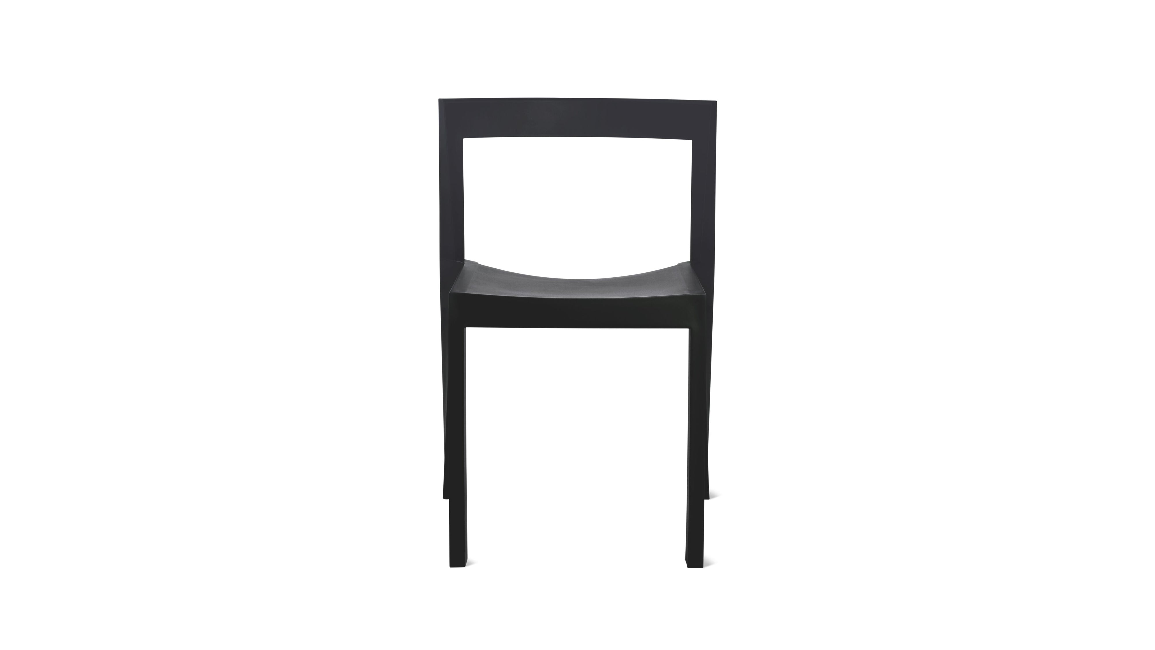 Open Air Outdoor Dining Chair (Set Of Two), Carbon
