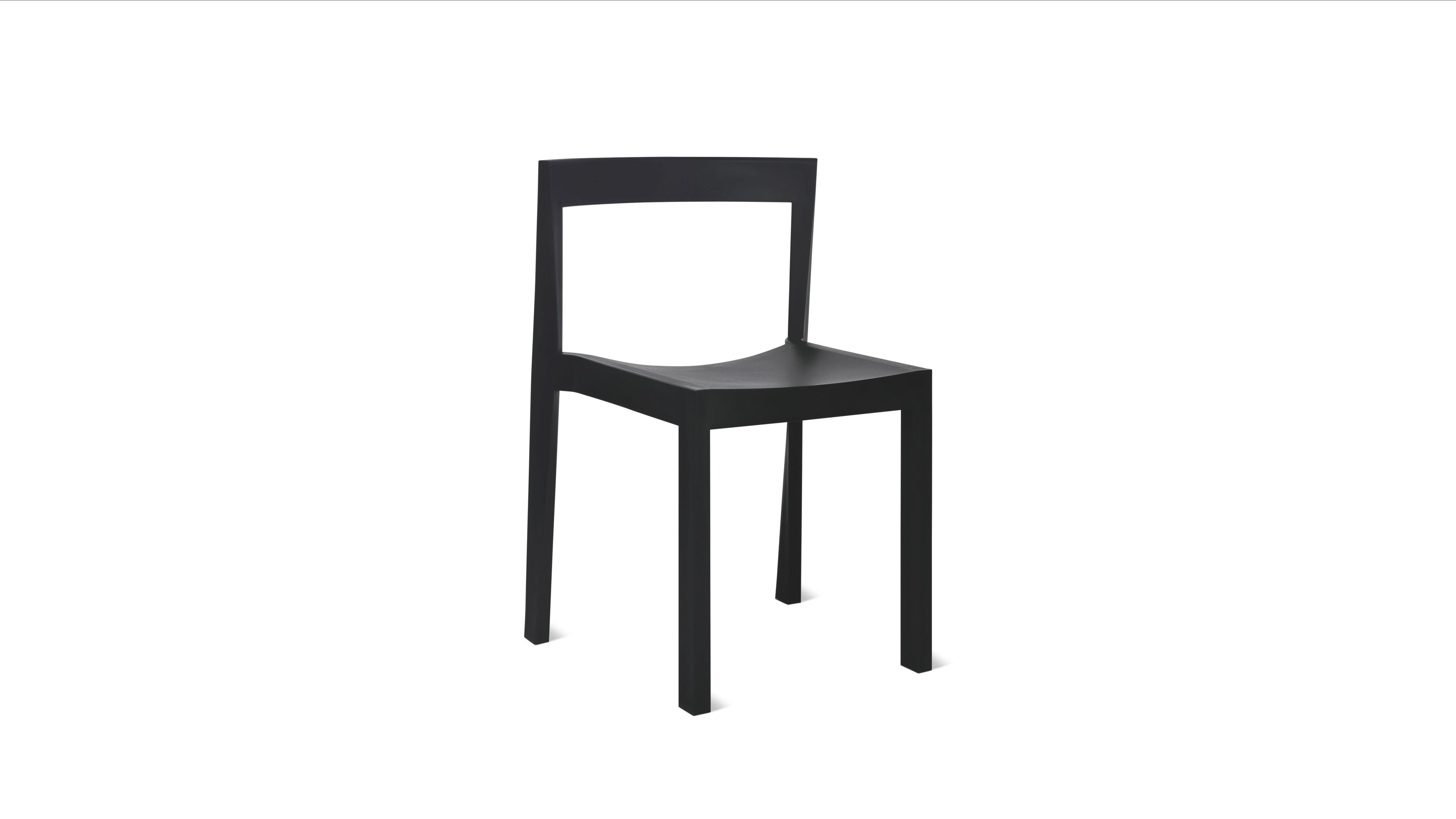 Open Air Outdoor Dining Chair (Set Of Two), Carbon