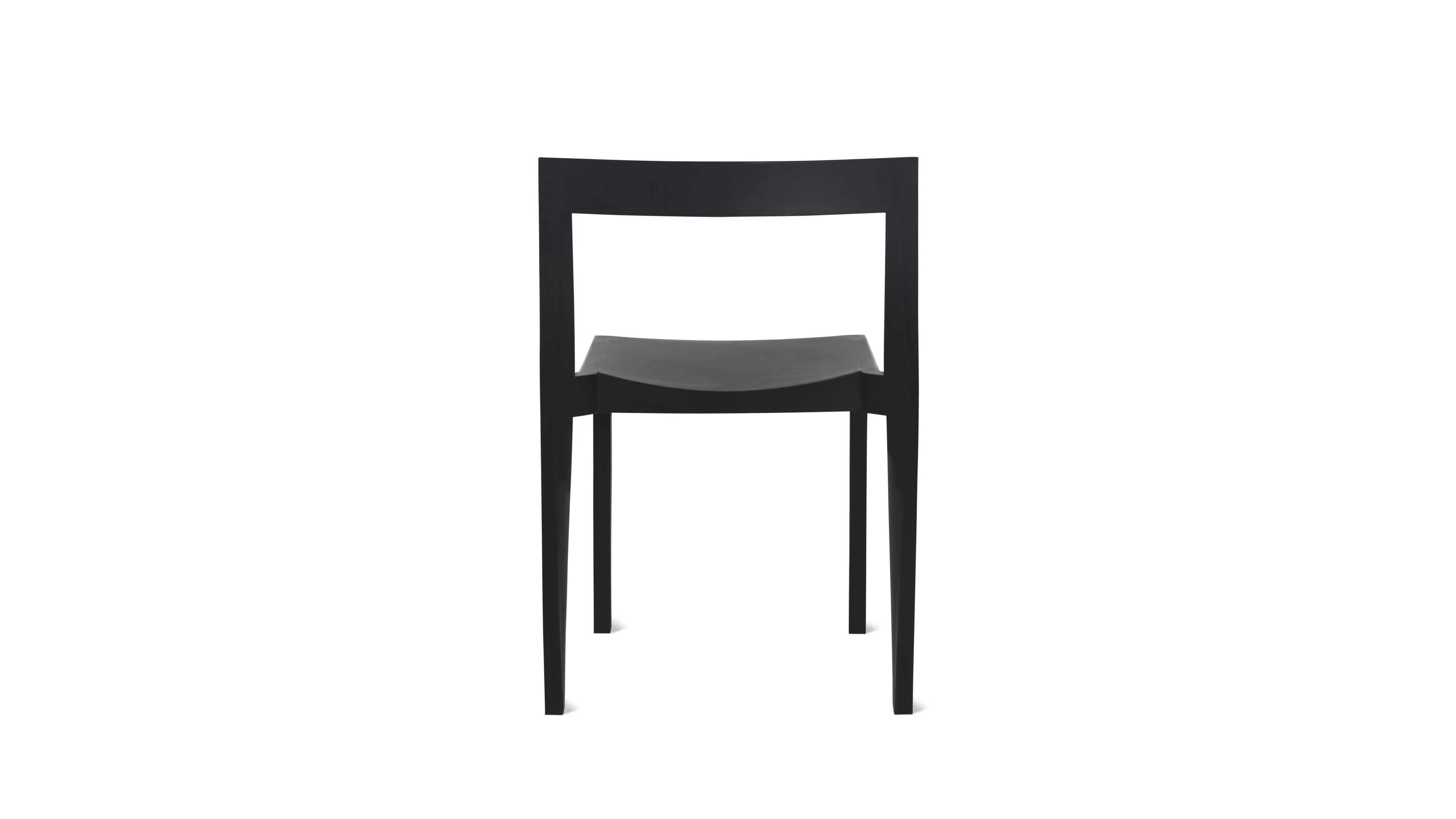 Open Air Outdoor Dining Chair (Set Of Two), Carbon