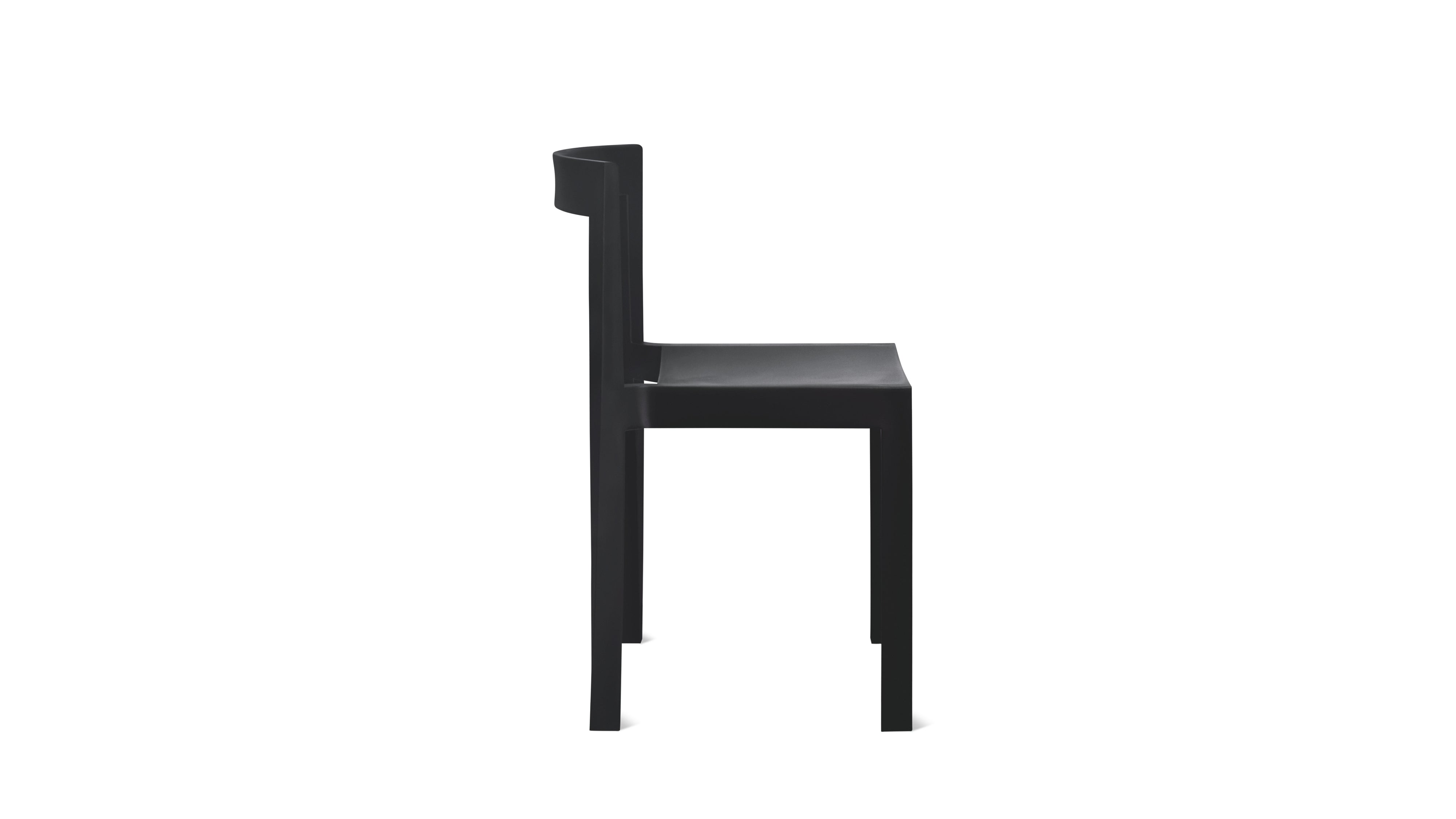 Open Air Outdoor Dining Chair (Set Of Two), Carbon