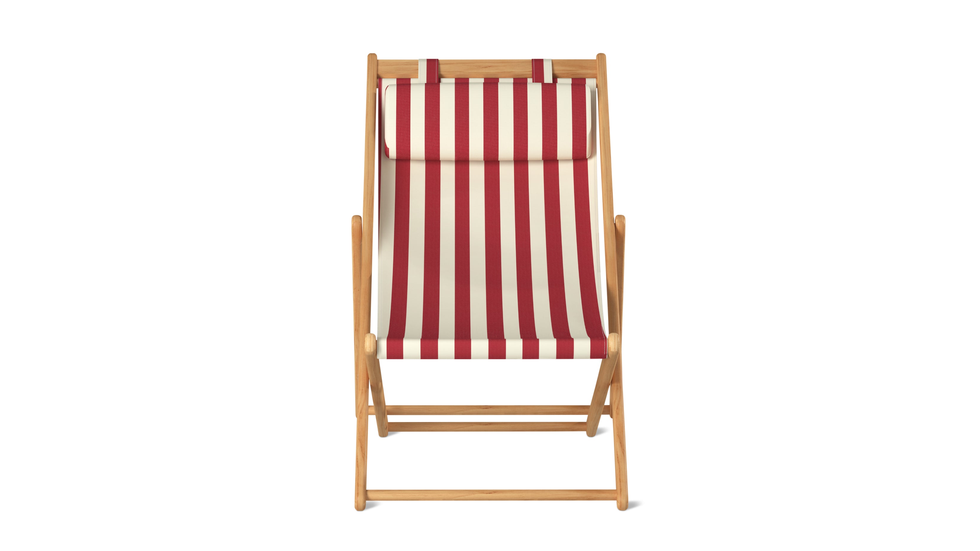 Settle In Outdoor Patio Chair, Large, Scarlet Stripe - Sundays Company CanadaOUT-YB-002-110