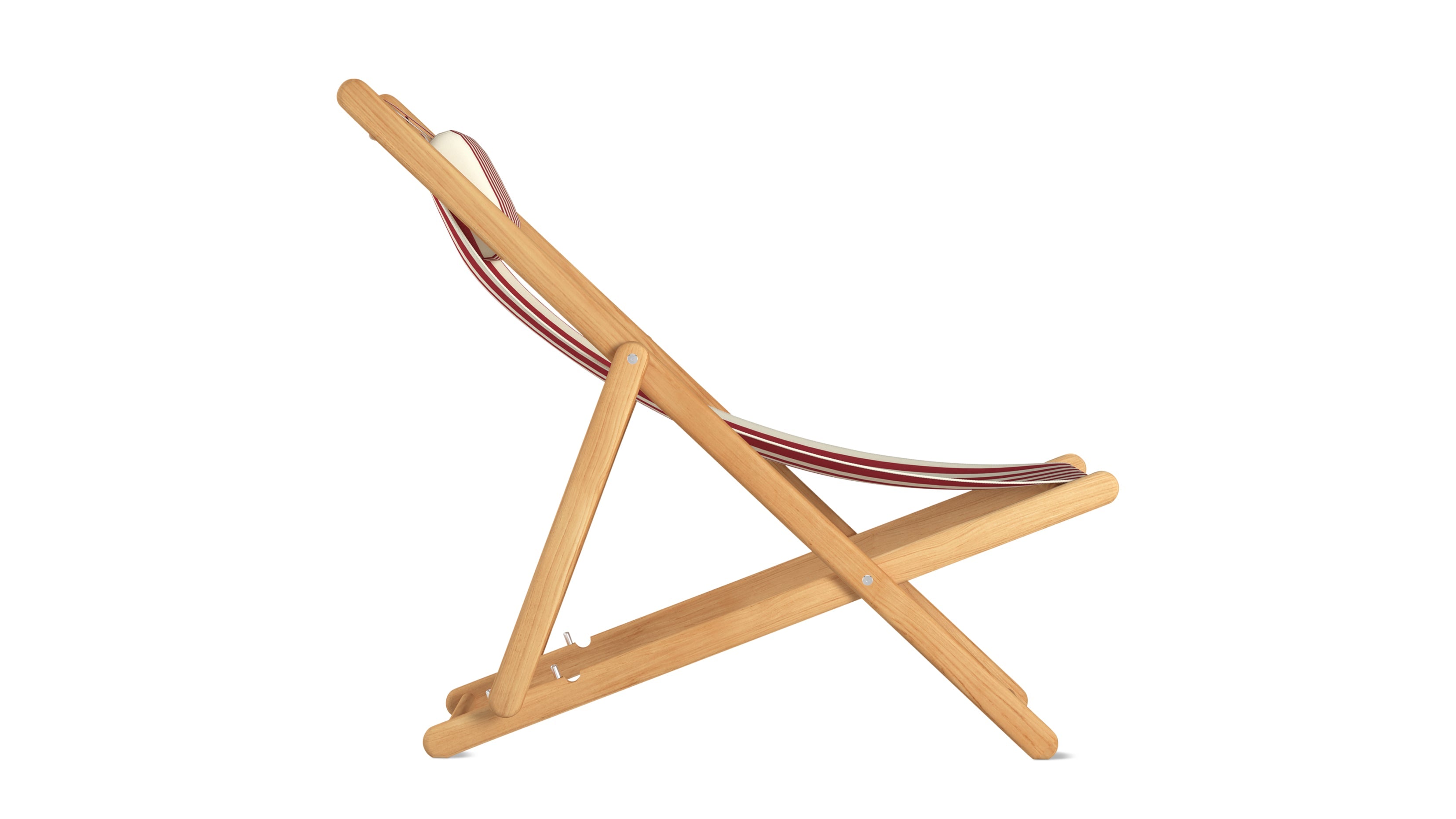 Settle In Outdoor Patio Chair, Large, Scarlet Stripe - Sundays Company CanadaOUT-YB-002-110