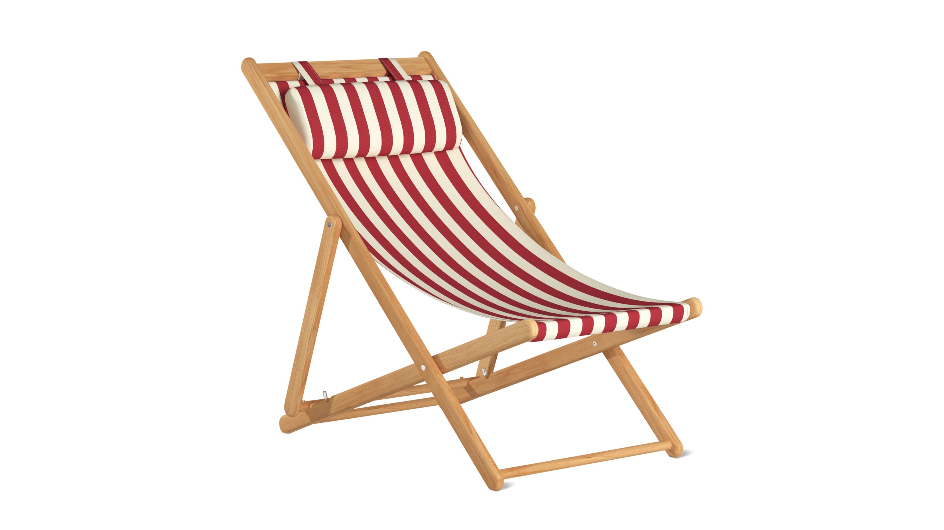 Settle In Outdoor Patio Chair, Large, Scarlet Stripe - Sundays Company CanadaOUT-YB-002-110