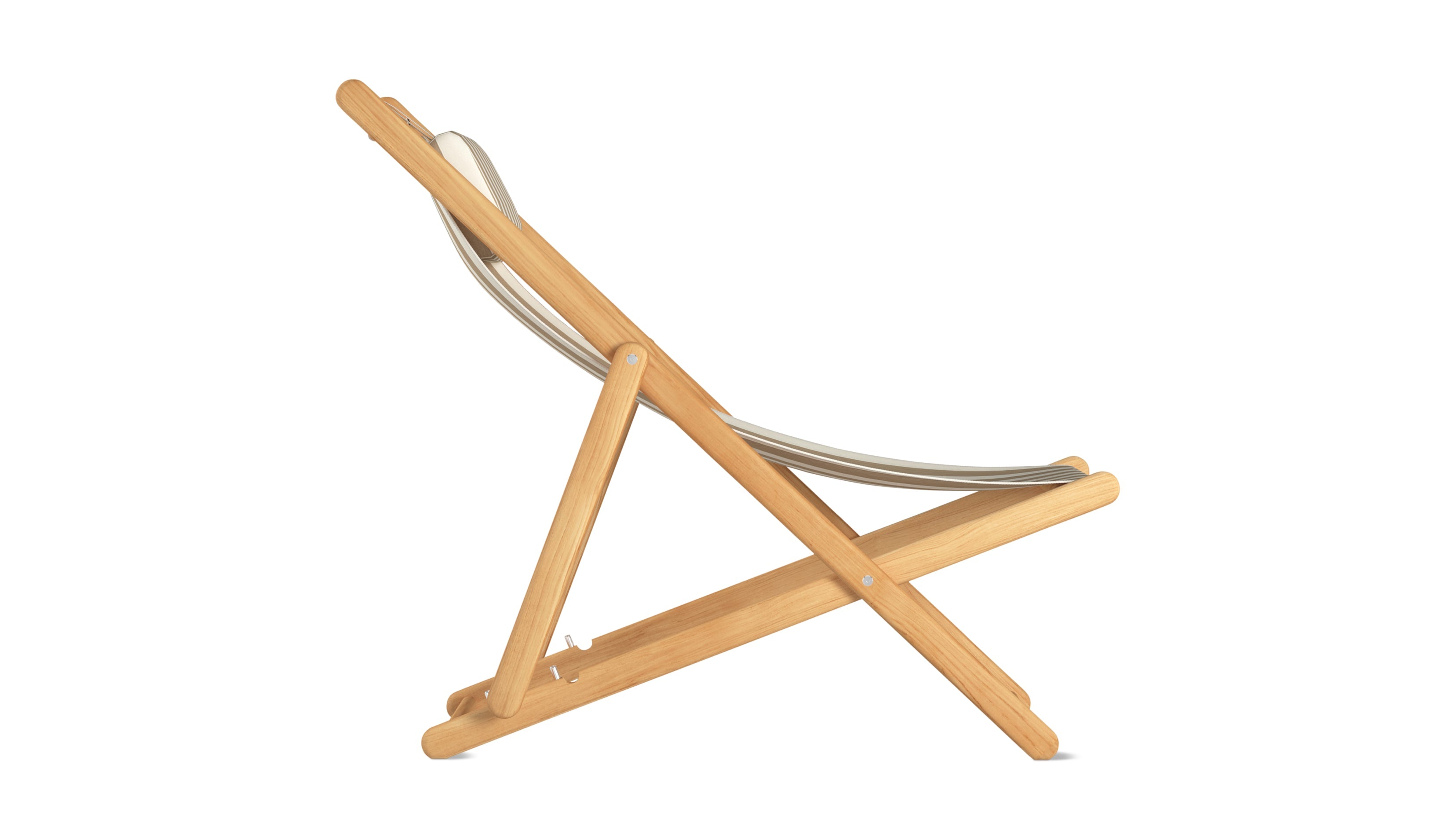 Settle In Outdoor Patio Chair, Large, Tan Stripe - Sundays Company CanadaOUT-YB-002-111