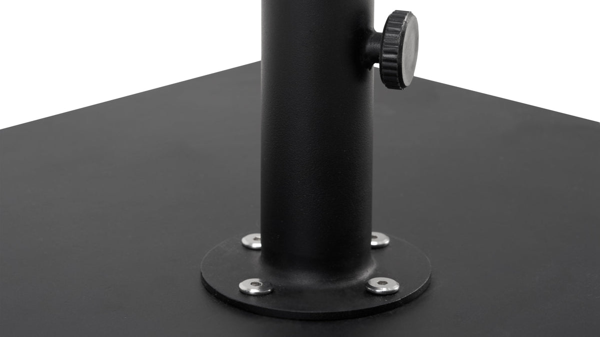 Capri Outdoor Umbrella Base, Grey Steel