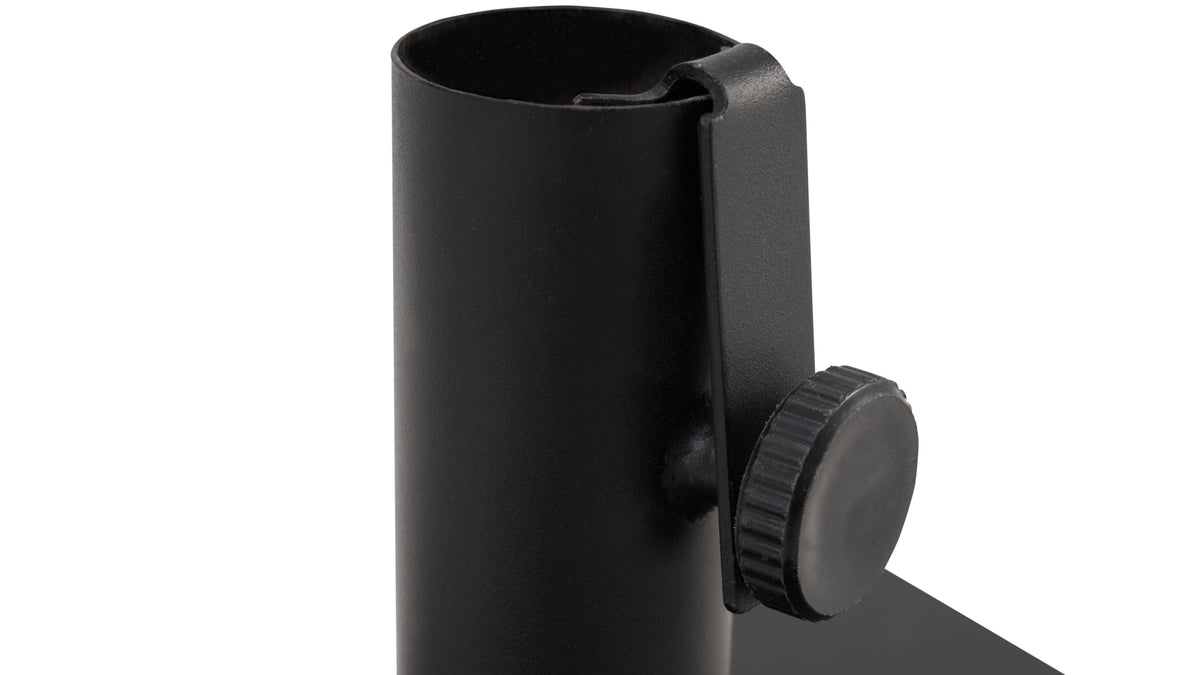 Capri Outdoor Umbrella Base, Grey Steel