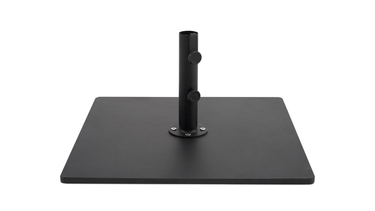 Capri Outdoor Umbrella Base, Grey Steel