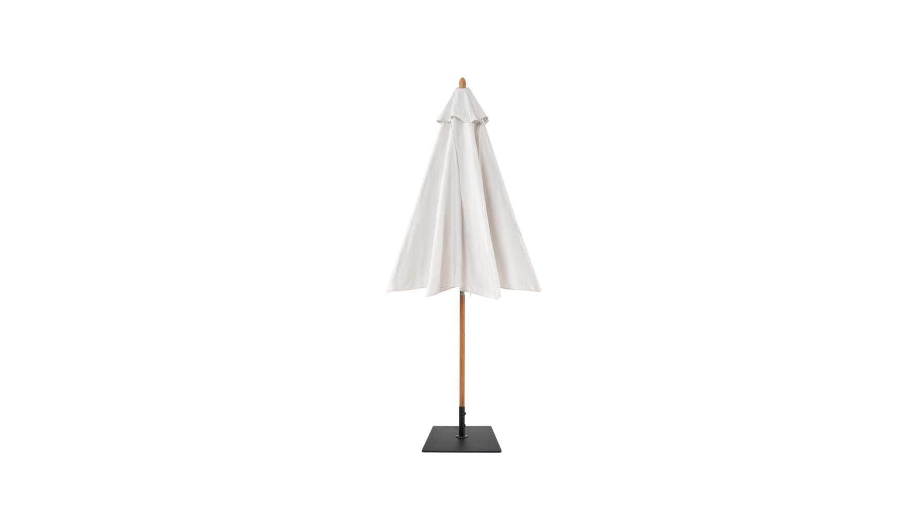 Capri Outdoor Umbrella With Base, Canvas - Sundays CompanyOUT - YB - 005 - 034