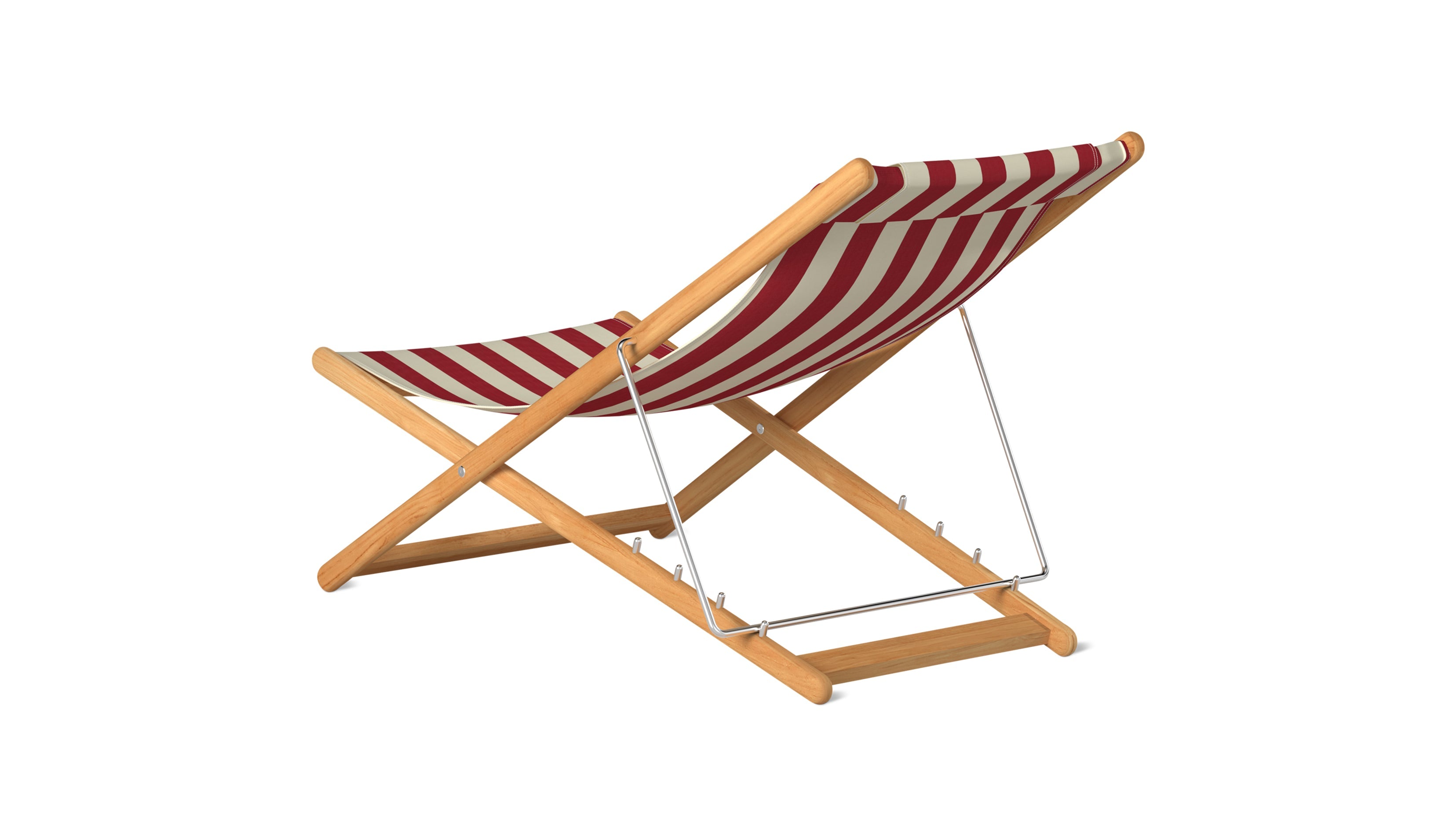 Settle In Outdoor Patio Chair, Small, Scarlet Stripe - Sundays Company CanadaOUT-YB-007-110
