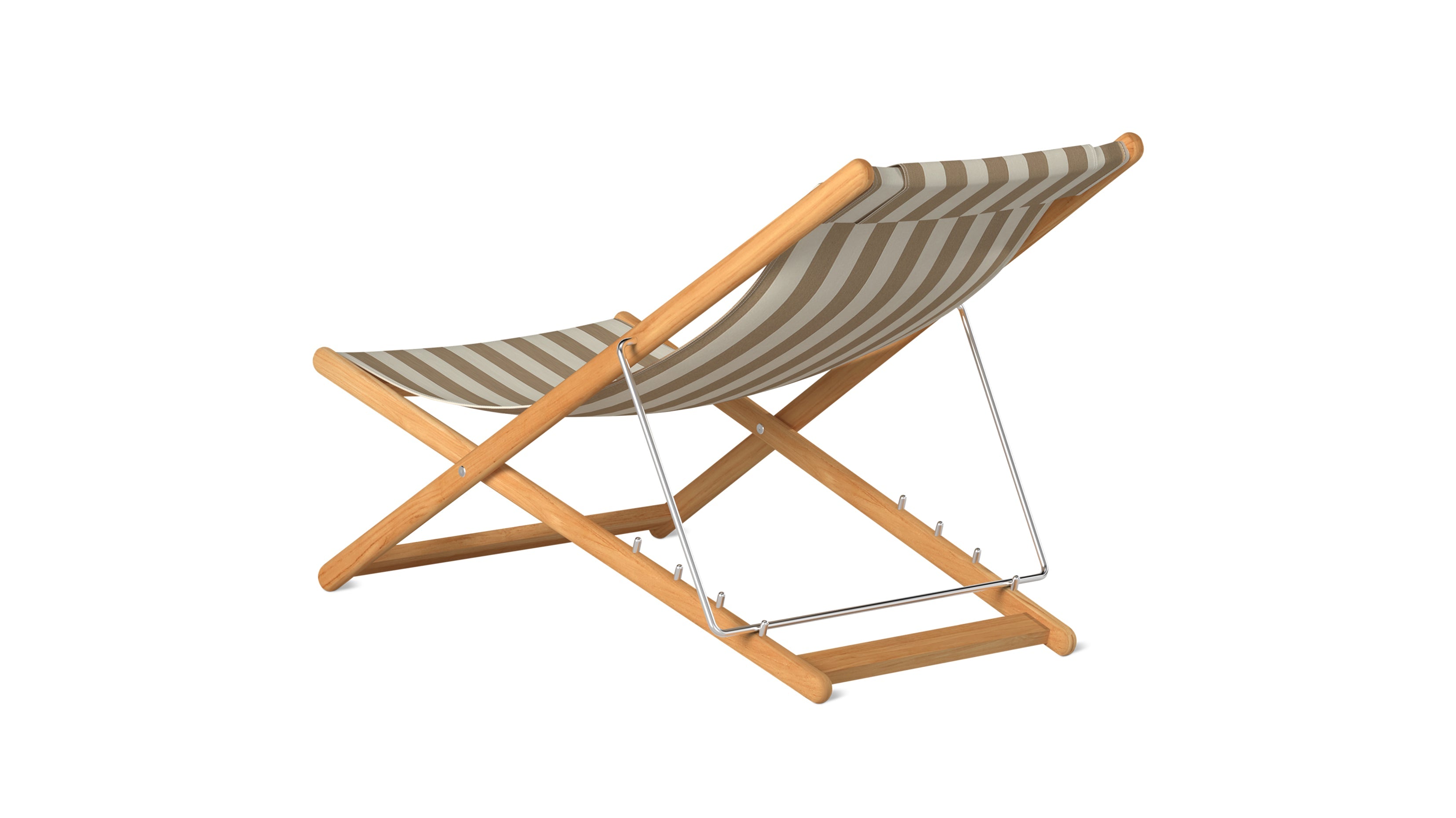 Settle In Outdoor Patio Chair, Small, Tan Stripe - Sundays Company CanadaOUT-YB-007-111