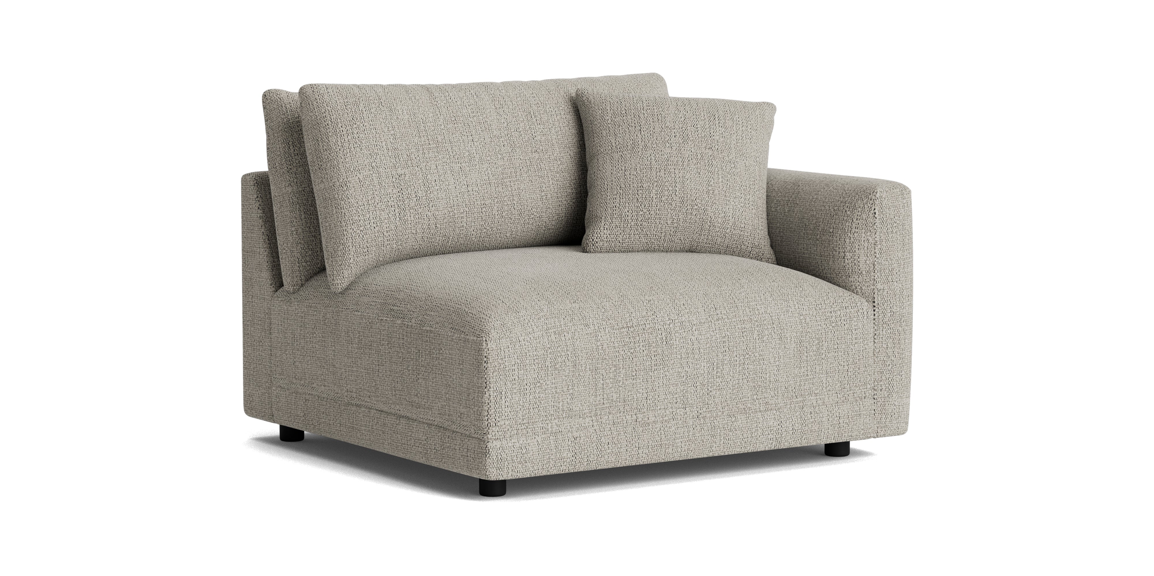 Soft Spot Right Arm Corner Chair, Oatmeal