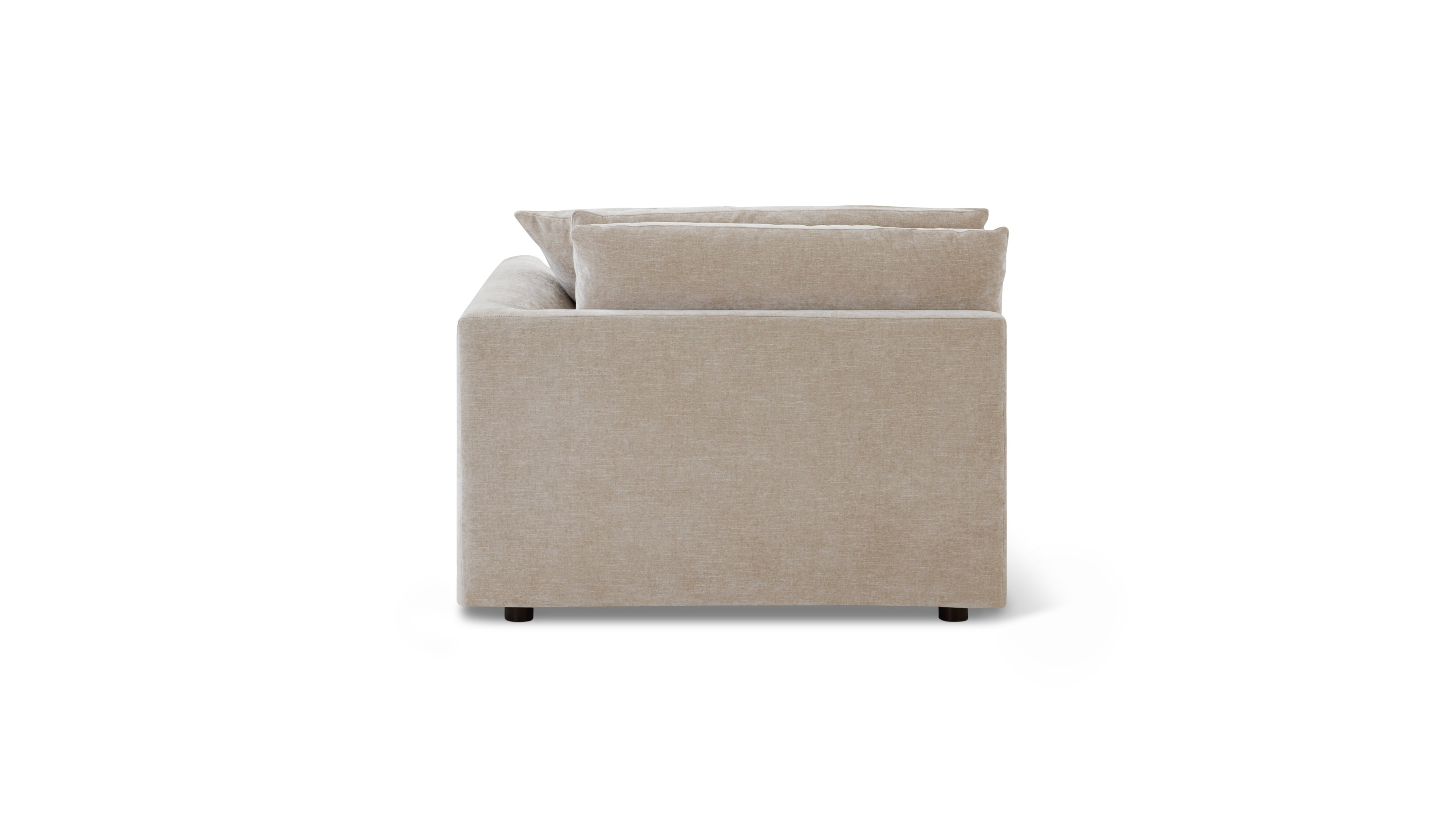Soft Spot Right Arm Corner Chair, Cashew
