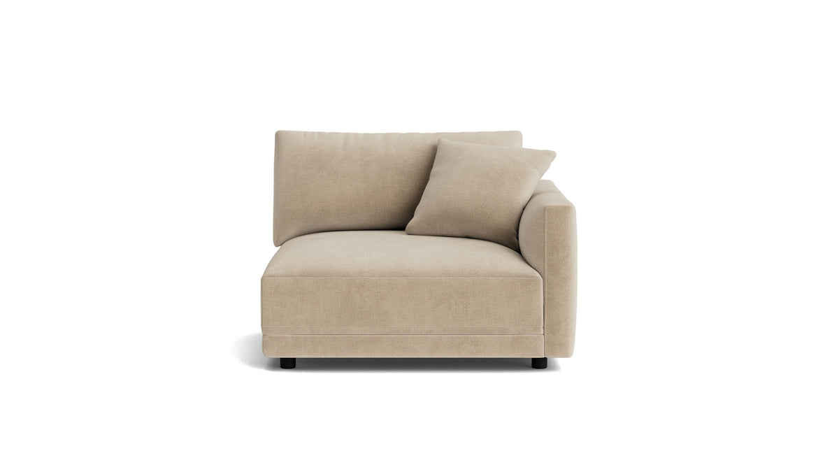 Soft Spot Right Arm Corner Chair, Cashew