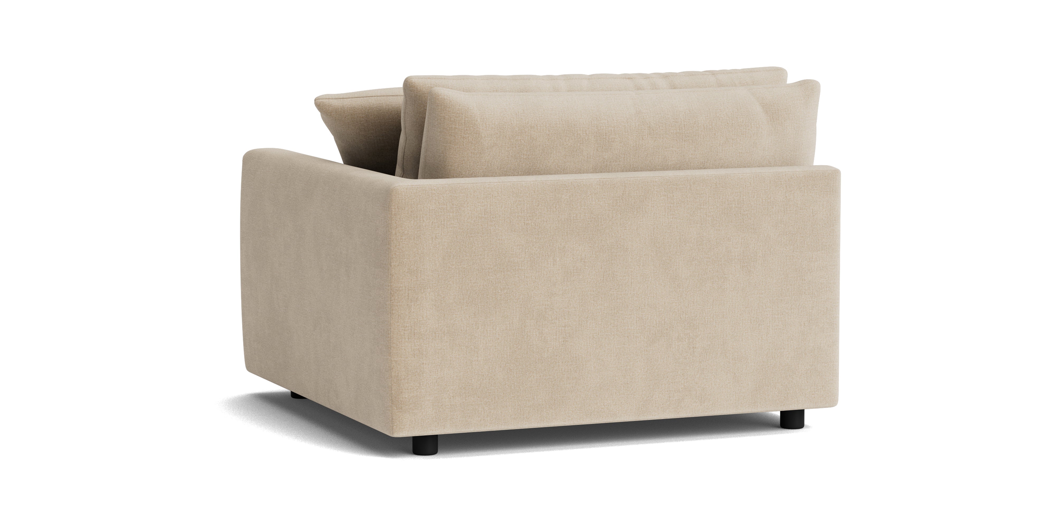 Soft Spot Right Arm Corner Chair, Cashew