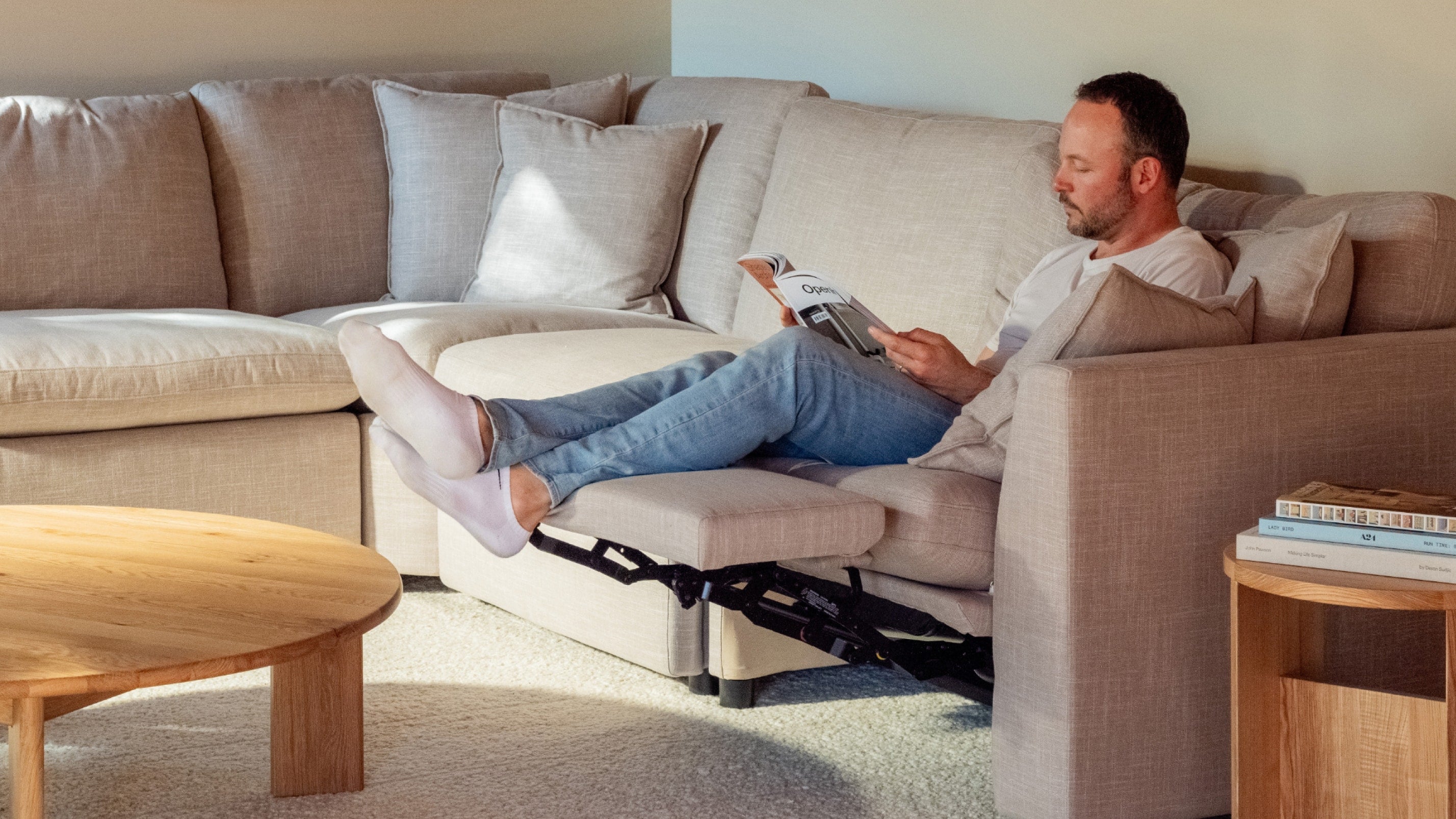 Lift Off Power Recliner Right Arm, Light Pebble - Sundays Company CanadaRAF-YJ-002-029