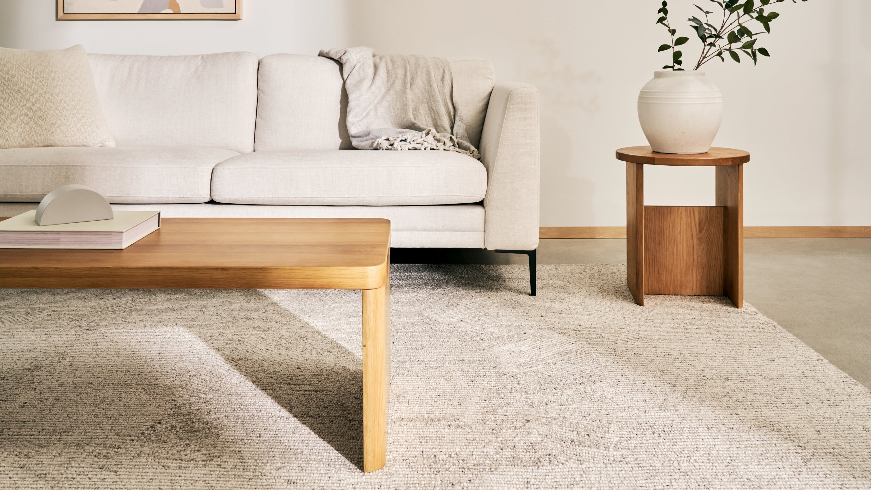 Rocky Road Rug, 5x8, Frost