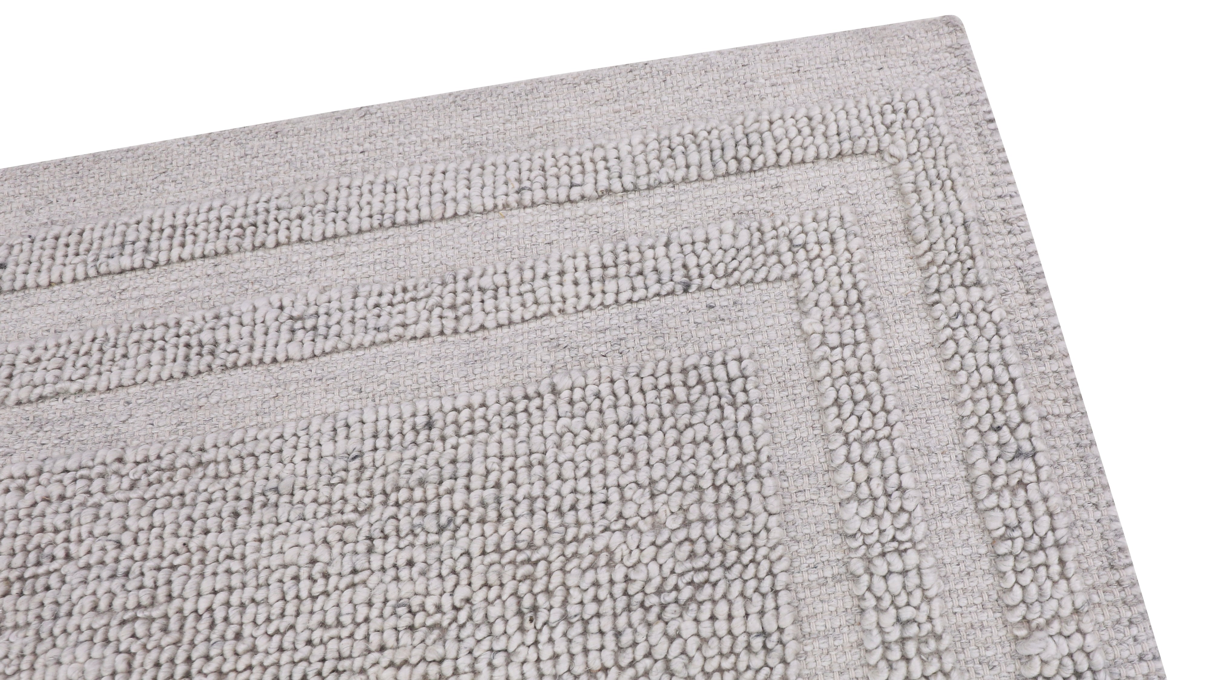 Shaughnessy Rug, 6X9, Silver