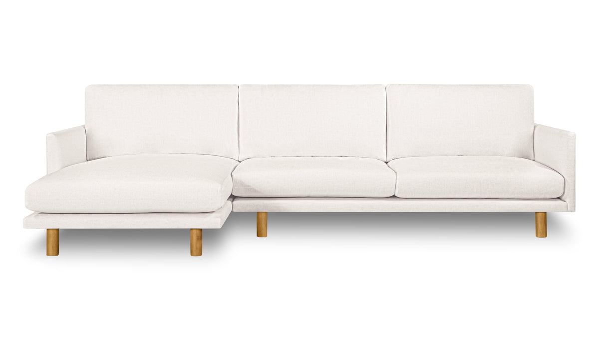 Just Right Sectional, Left, Turtledove