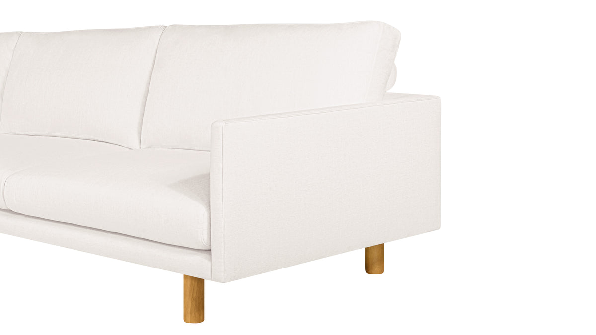 Just Right Sectional, Left, Turtledove