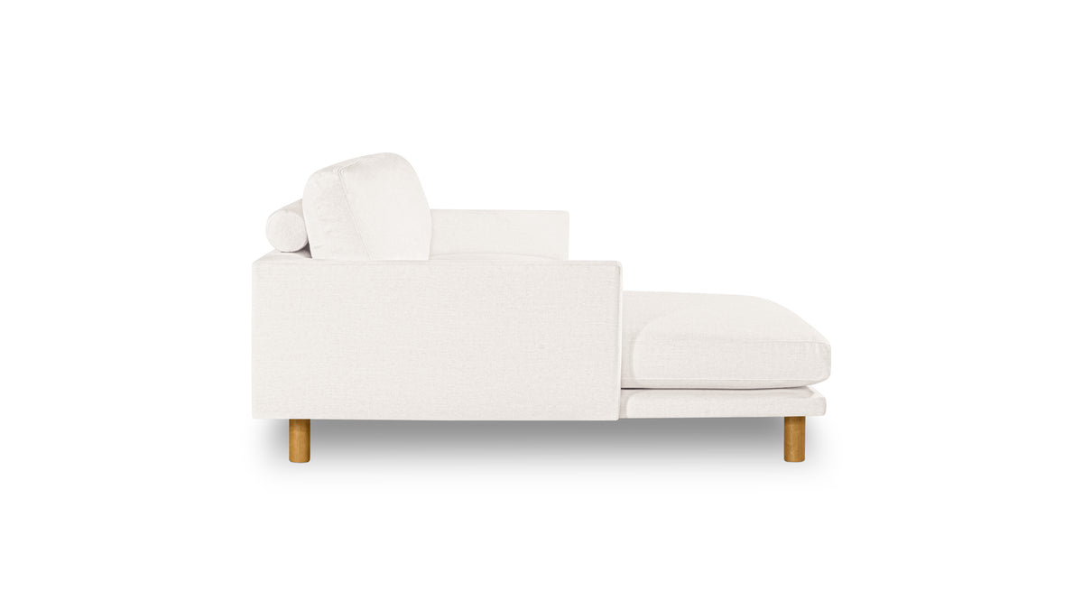 Just Right Sectional, Left, Turtledove