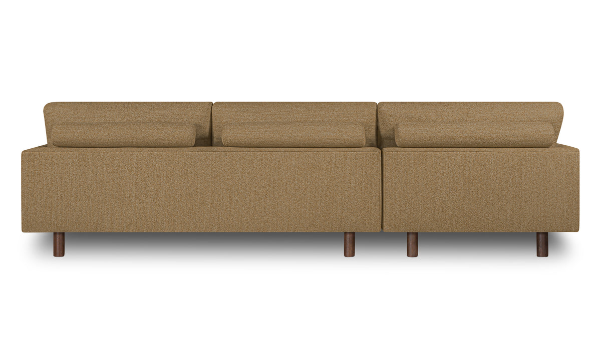 Just Right Sectional, Left, Toasted Oat