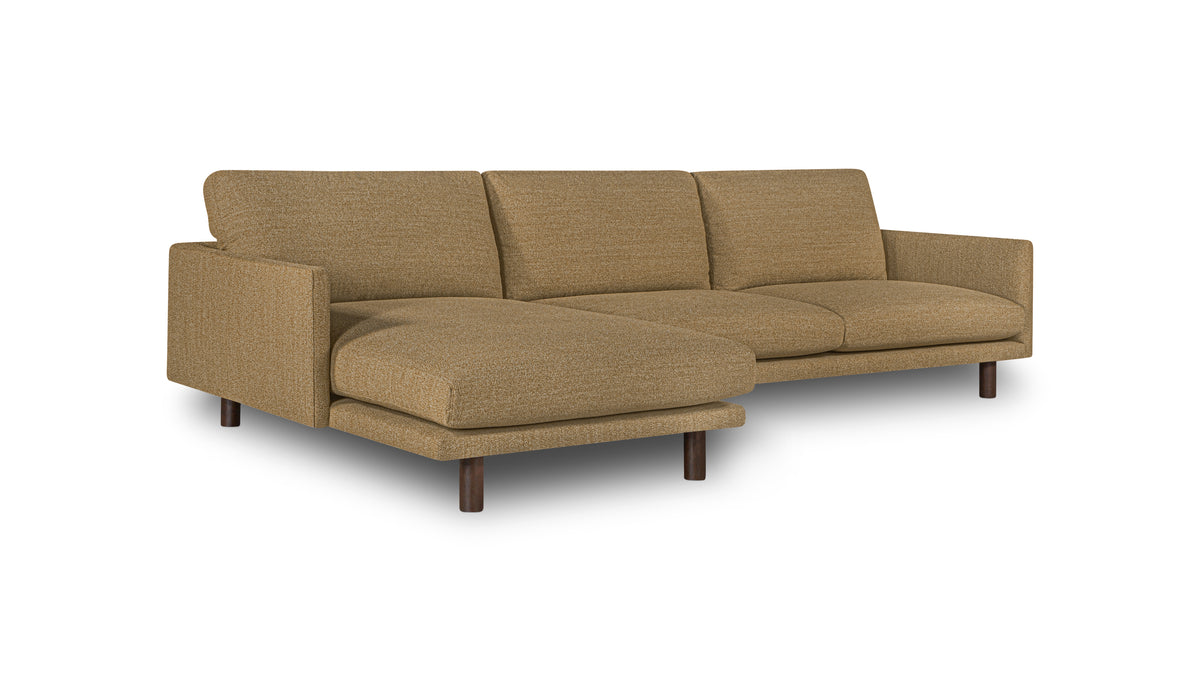 Just Right Sectional, Left, Toasted Oat