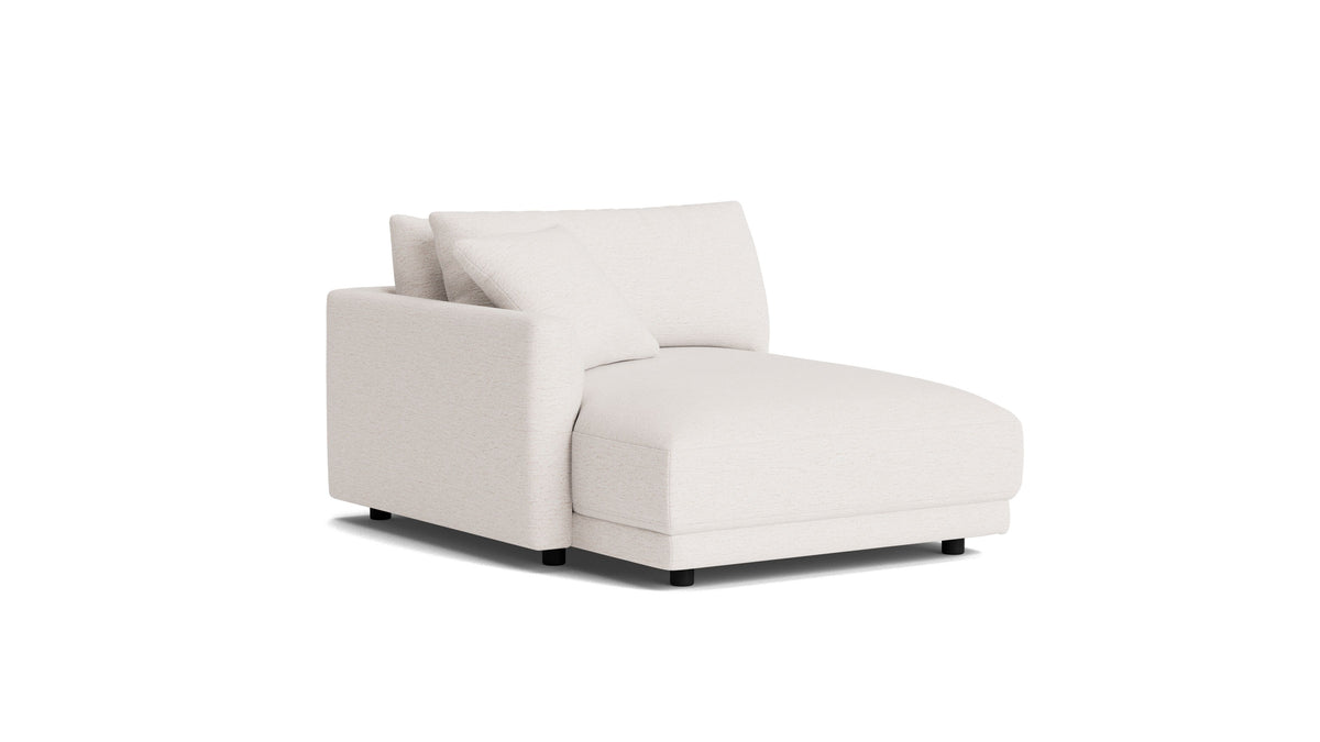 Soft Spot Left Arm Chaise, Nomad Snow