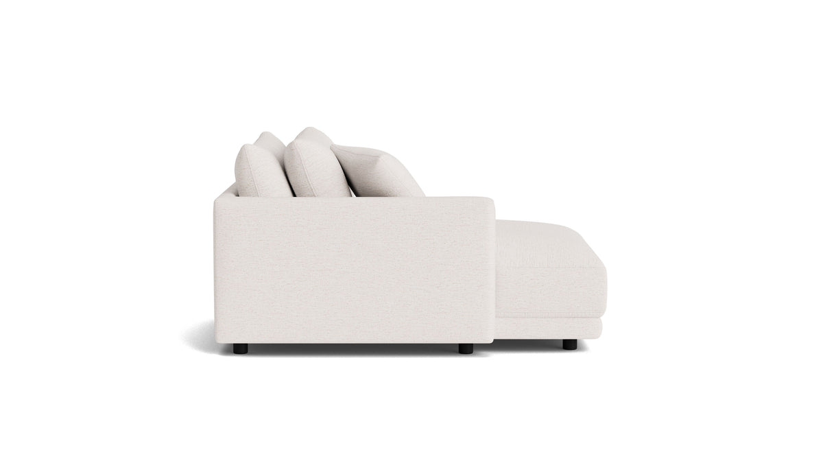 Soft Spot Left Arm Chaise, Nomad Snow — alternate view