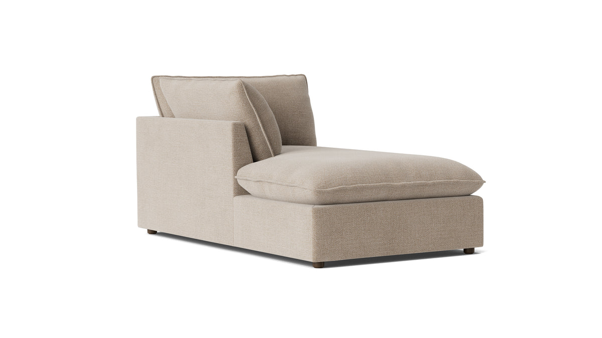 Chill Time Left Arm Chaise, Champagne