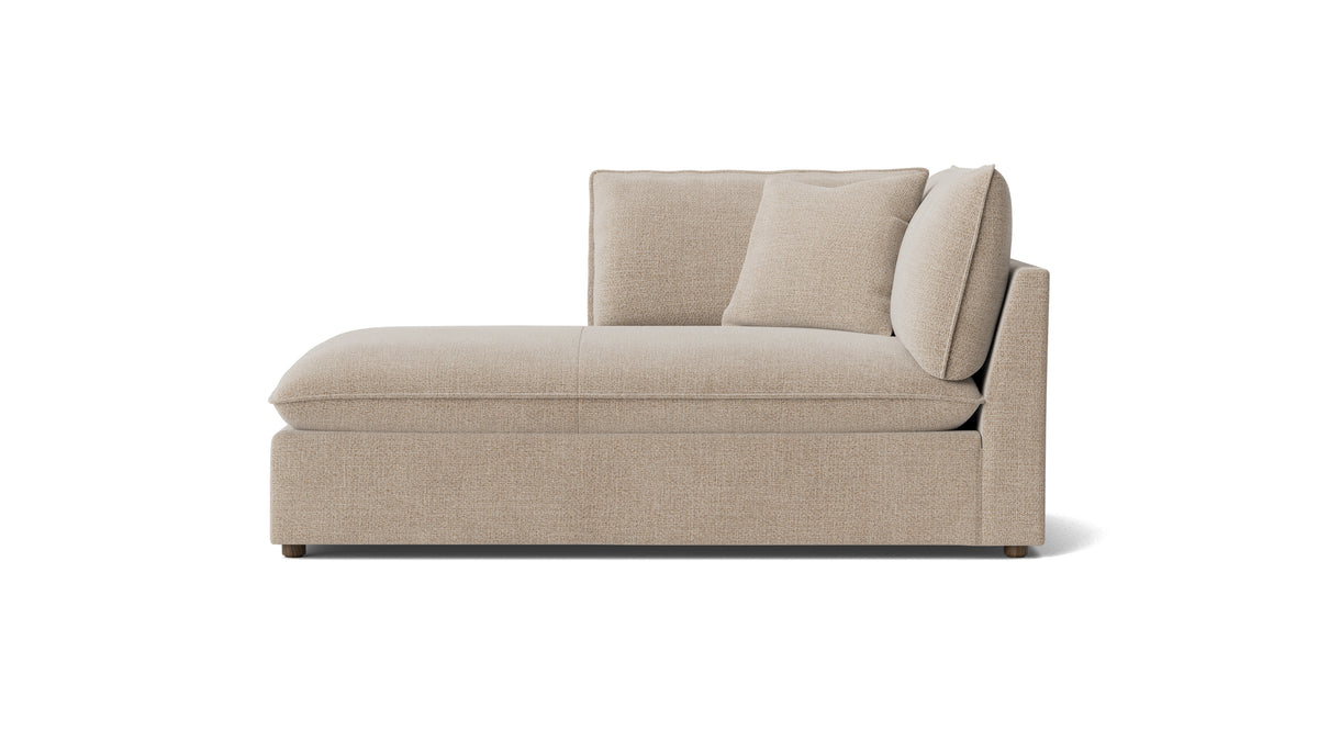 Chill Time Left Arm Chaise, Champagne — alternate view