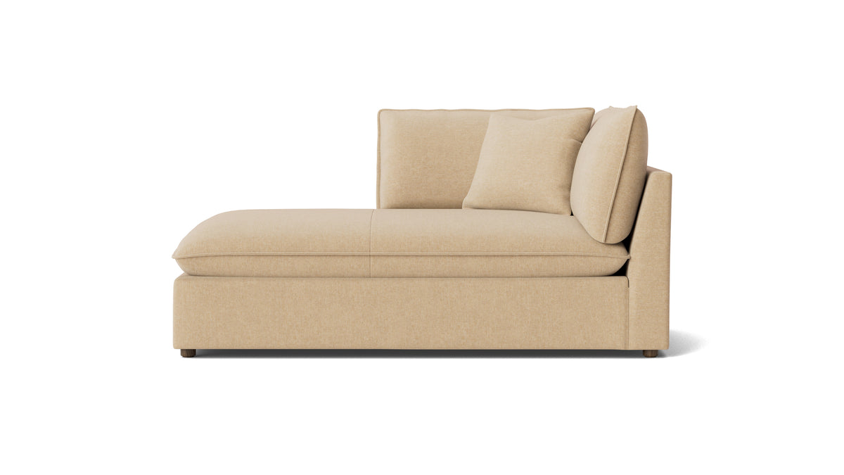 Chill Time Left Arm Chaise, Hazelnut — alternate view