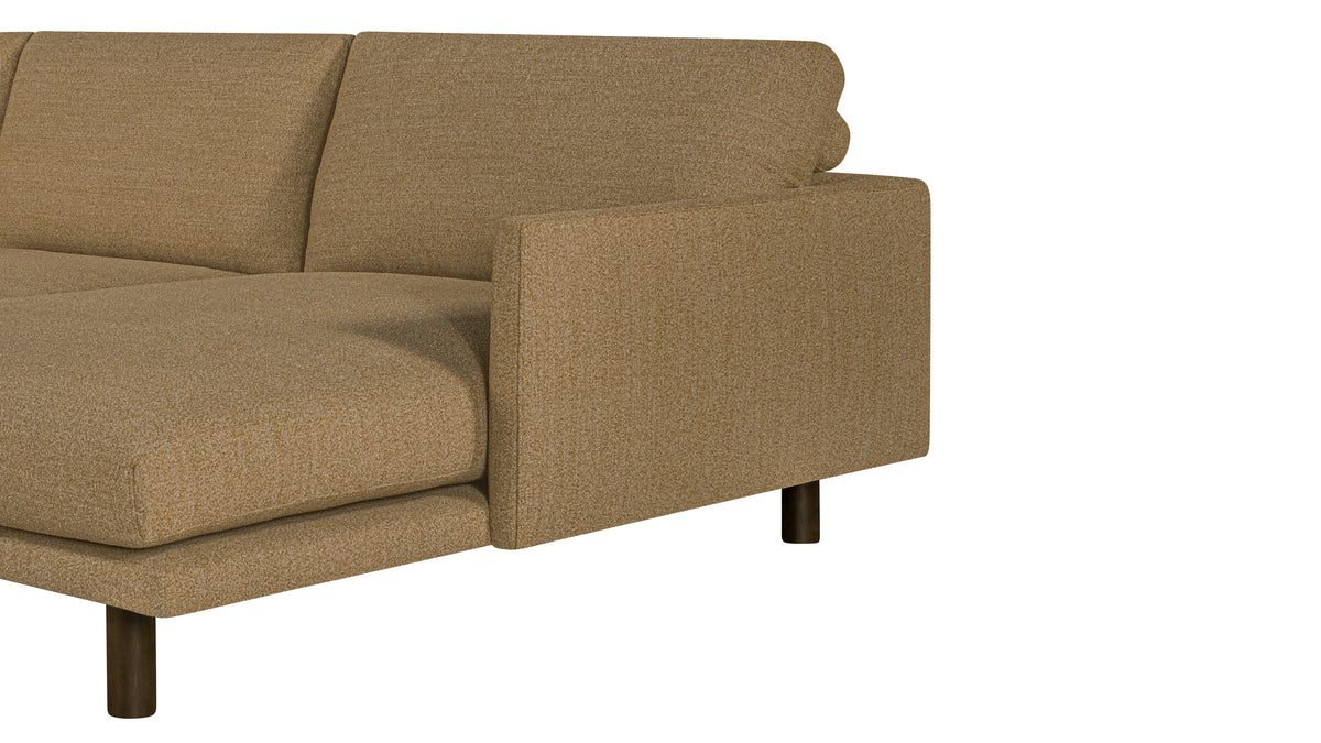 Just Right Sectional, Right, Toasted Oat