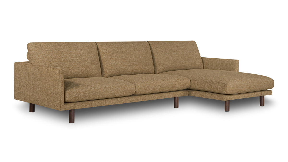 Just Right Sectional, Right, Toasted Oat