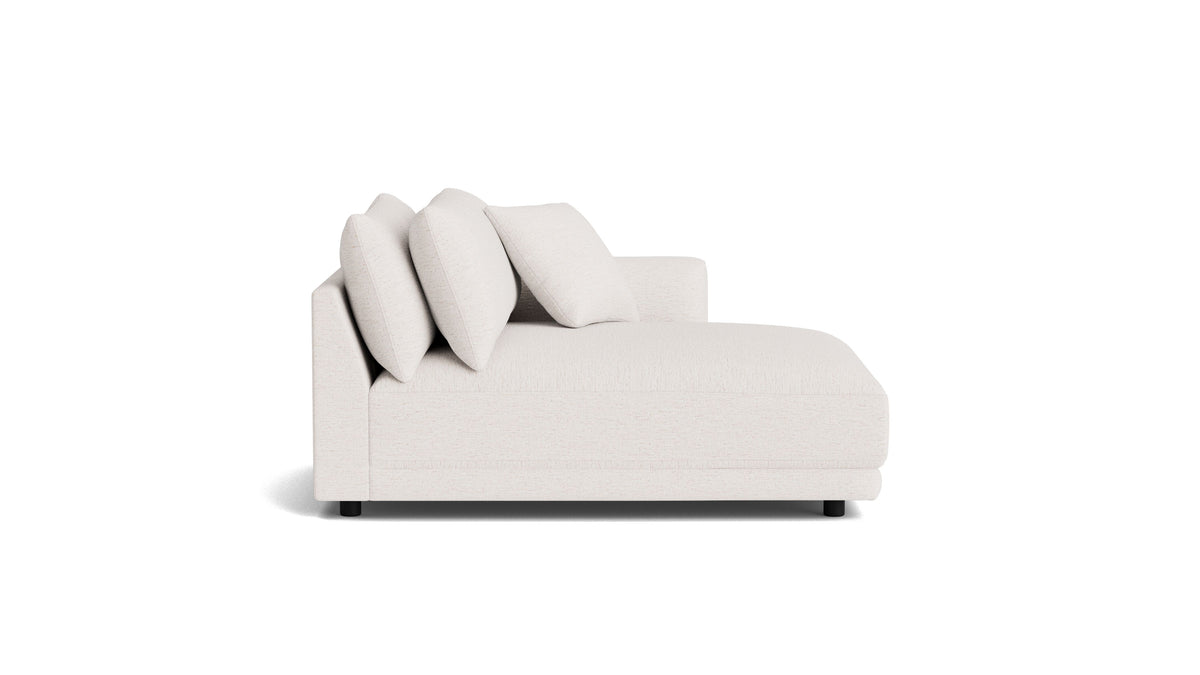 Soft Spot Right Arm Chaise, Nomad Snow