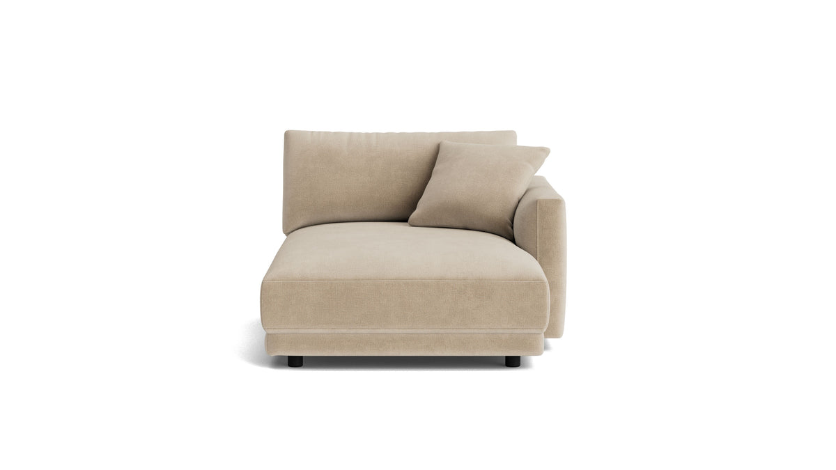 Soft Spot Right Arm Chaise, Cashew