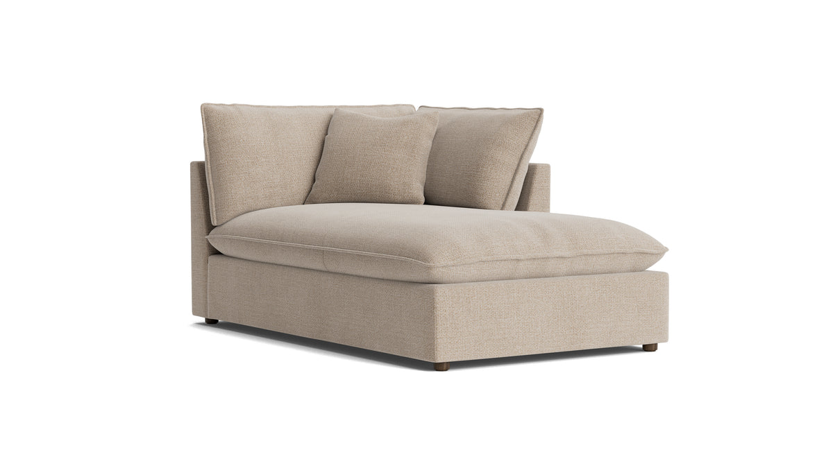 Chill Time Right Arm Chaise, Champagne