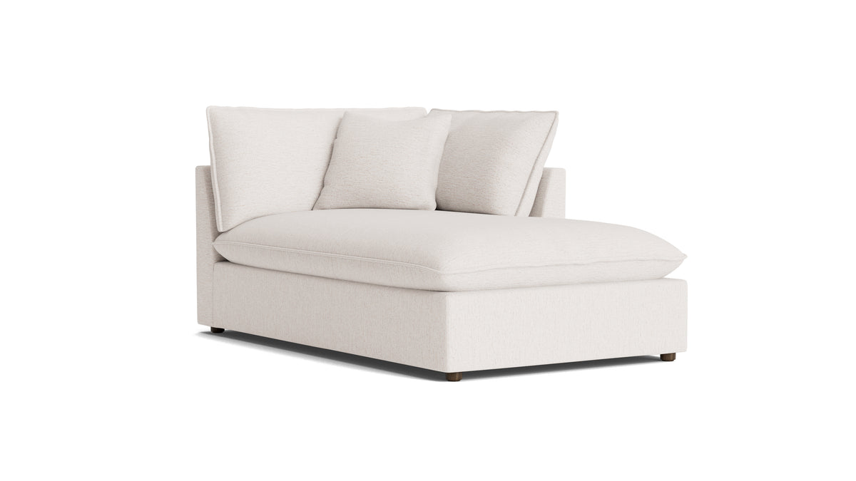 Chill Time Right Arm Chaise, Nomad Snow — alternate view