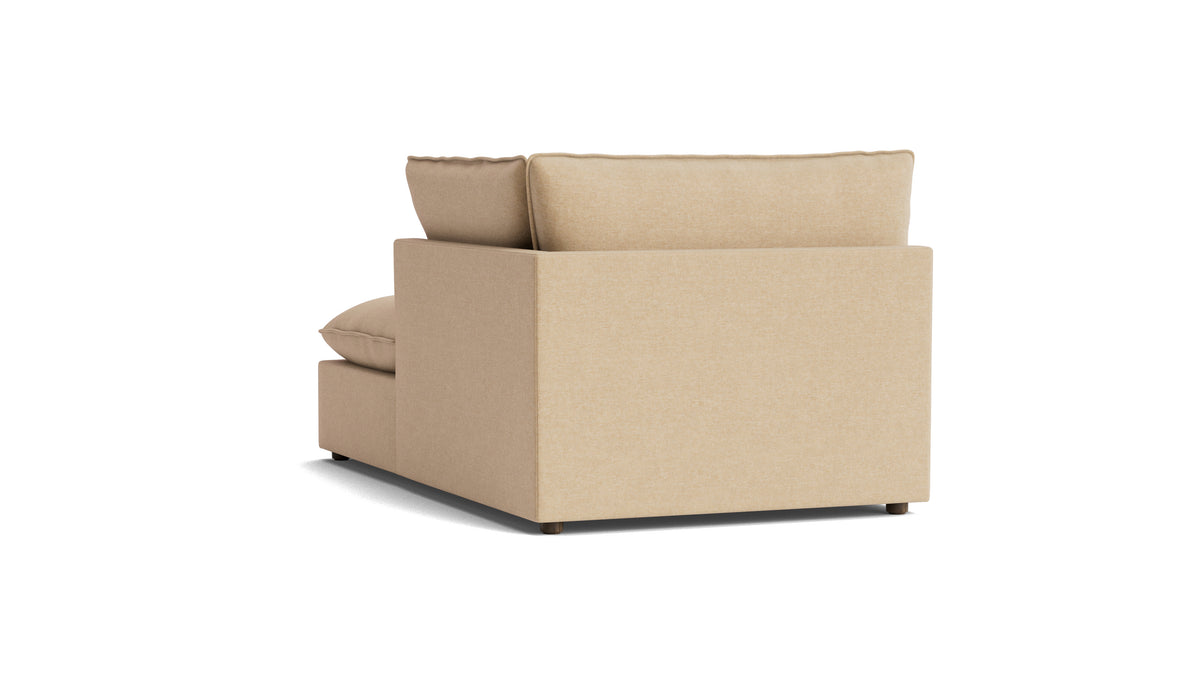 Chill Time Right Arm Chaise, Hazelnut — alternate view