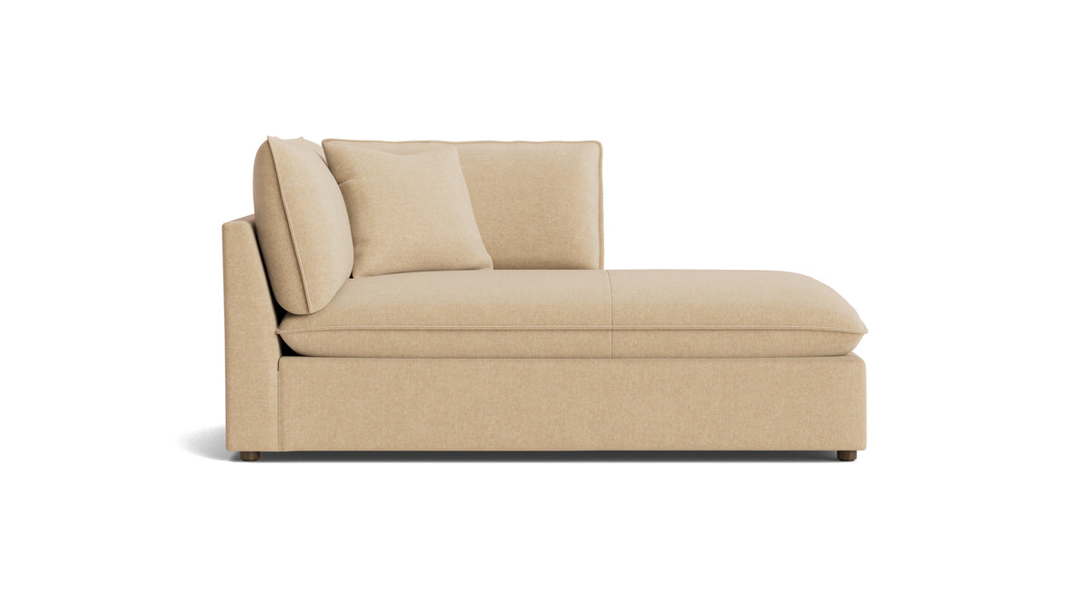 Chill Time Right Arm Chaise, Hazelnut — alternate view