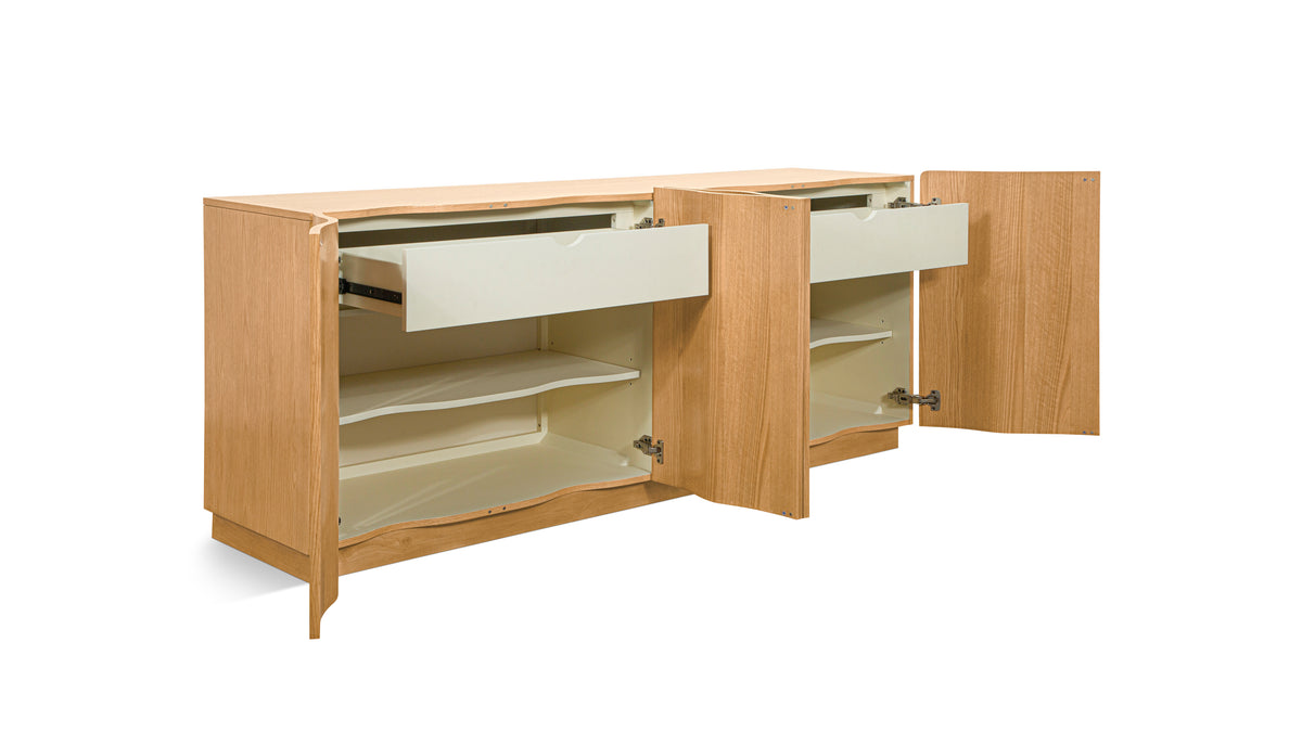 Ripple Sideboard, Oak — alternate view