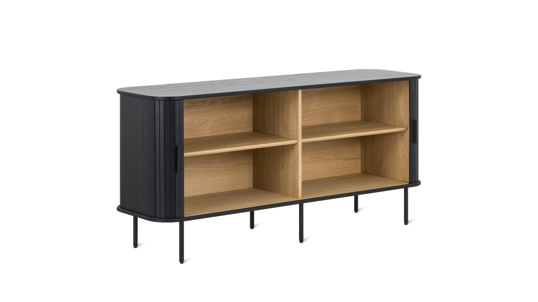 Easy Edge Sideboard, Regular, Black Oak