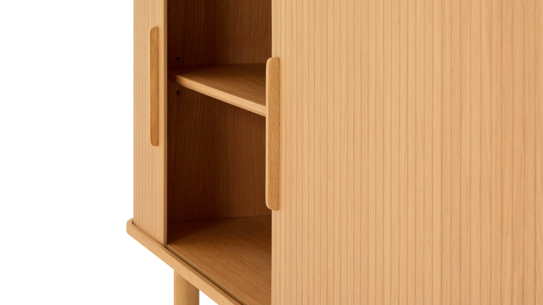 Easy Edge Sideboard All Wood, Regular, White Oak - Sundays Company
