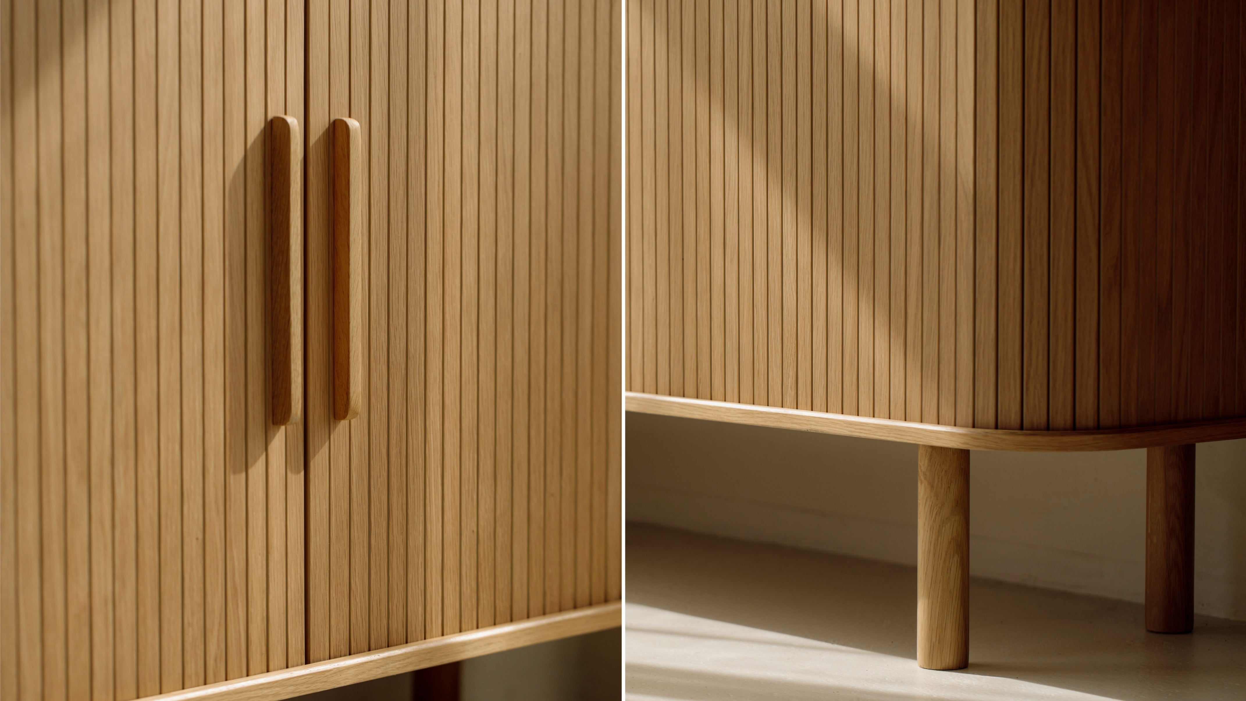 Easy Edge Sideboard All Wood, Regular, White Oak - Sundays Company